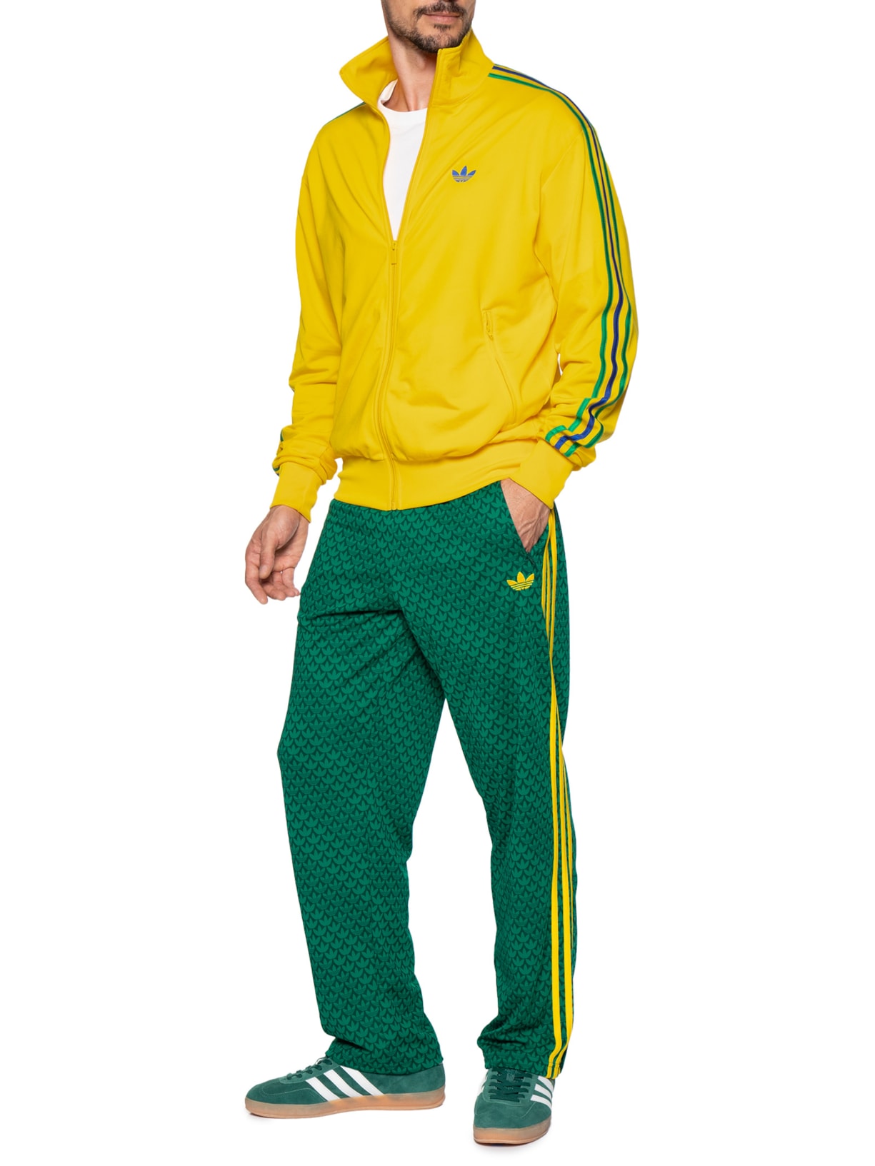 Jaqueta Masculina Firebird Tt Amarelo Adidas Originals