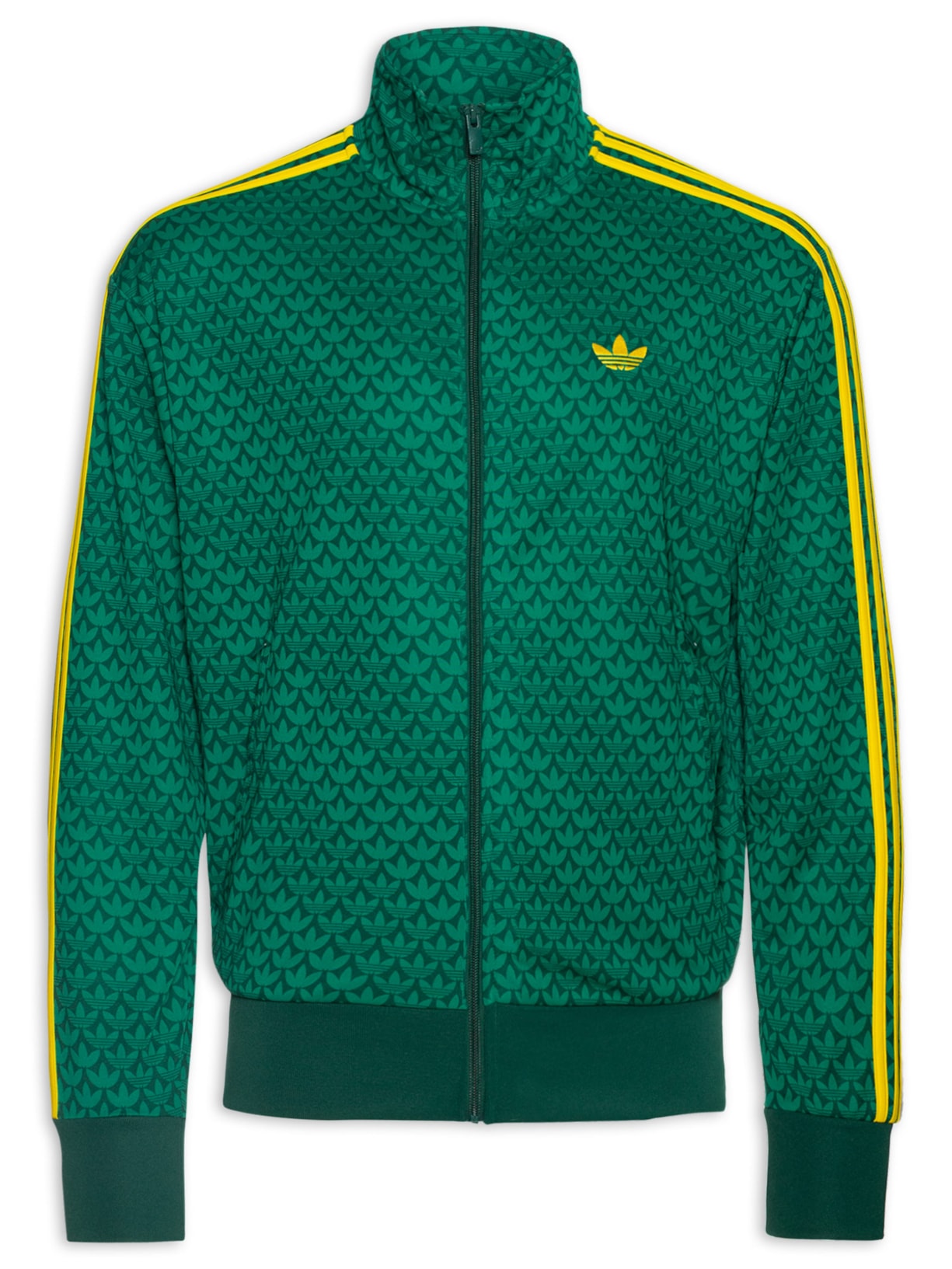 Jaqueta Masculina Firebird Verde e Amarelo Adidas Originals