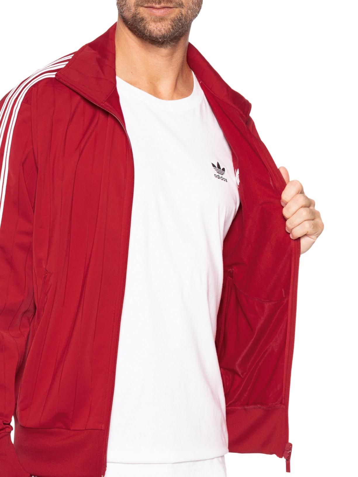 Jaqueta Masculina Firebird Vermelho Adidas Originals