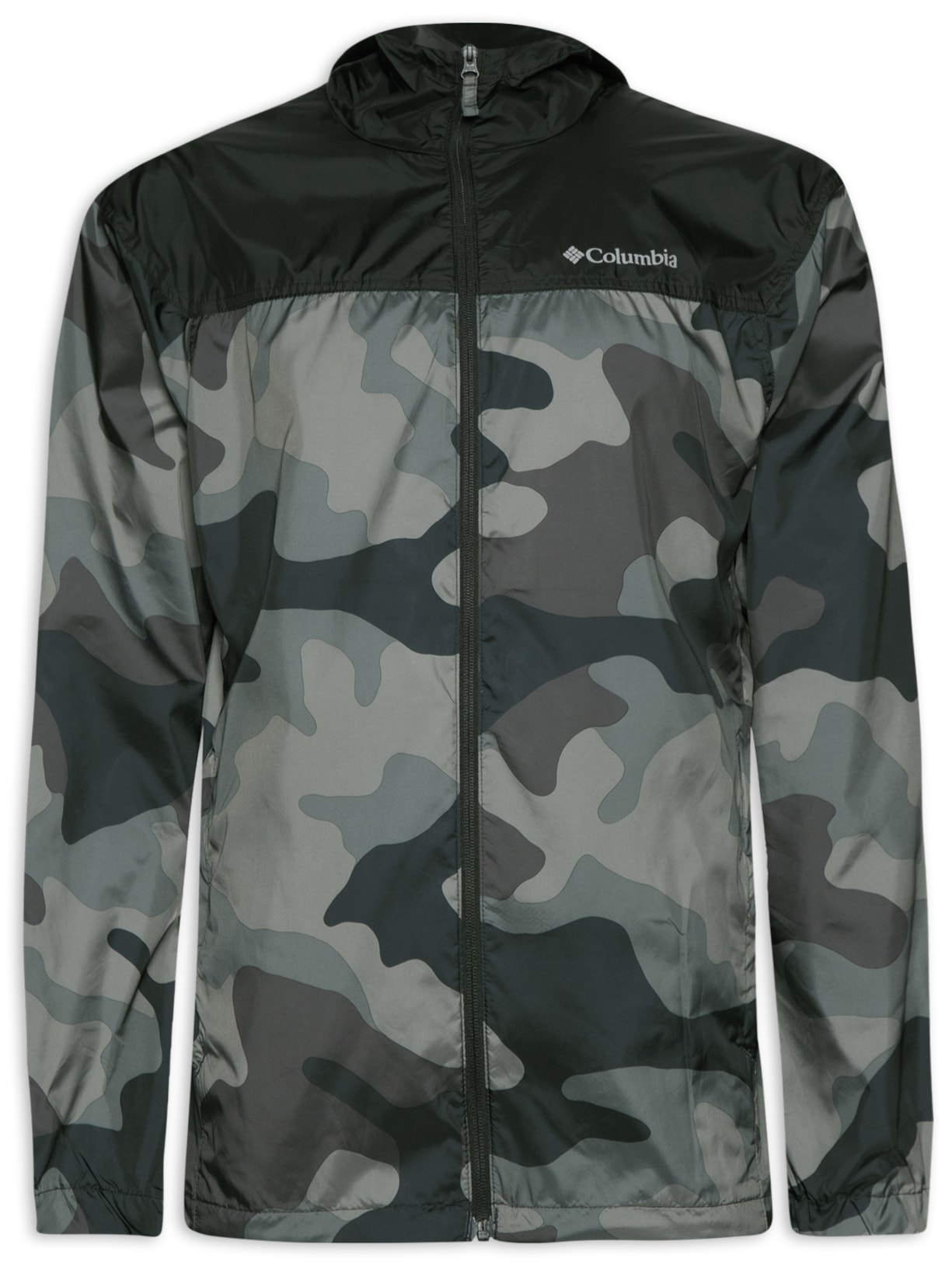 Jaqueta Masculina Flash Challenger™ Novelty Windbreaker - Preto