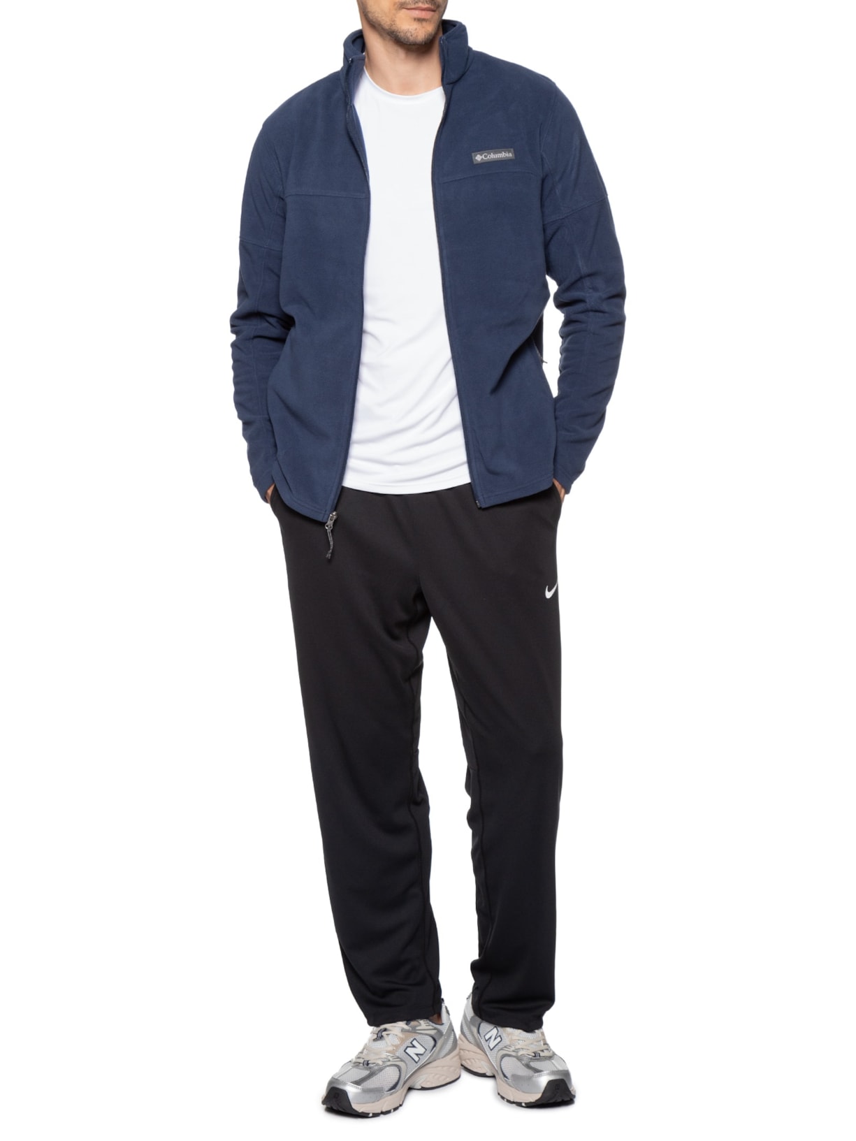 Jaqueta Masculina Fleece Basin Trail II Azul Columbia