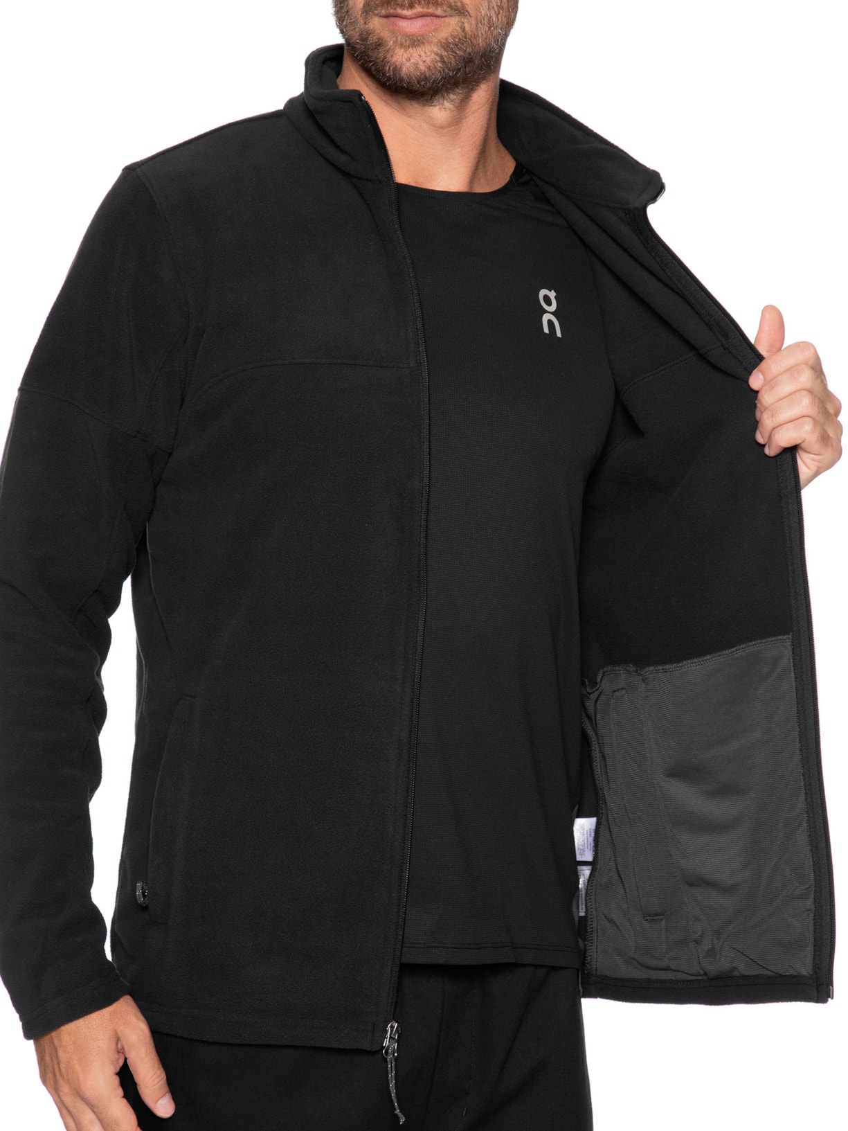 Jaqueta Masculina Fleece Basin Trail III Full Zip Preto Columbia