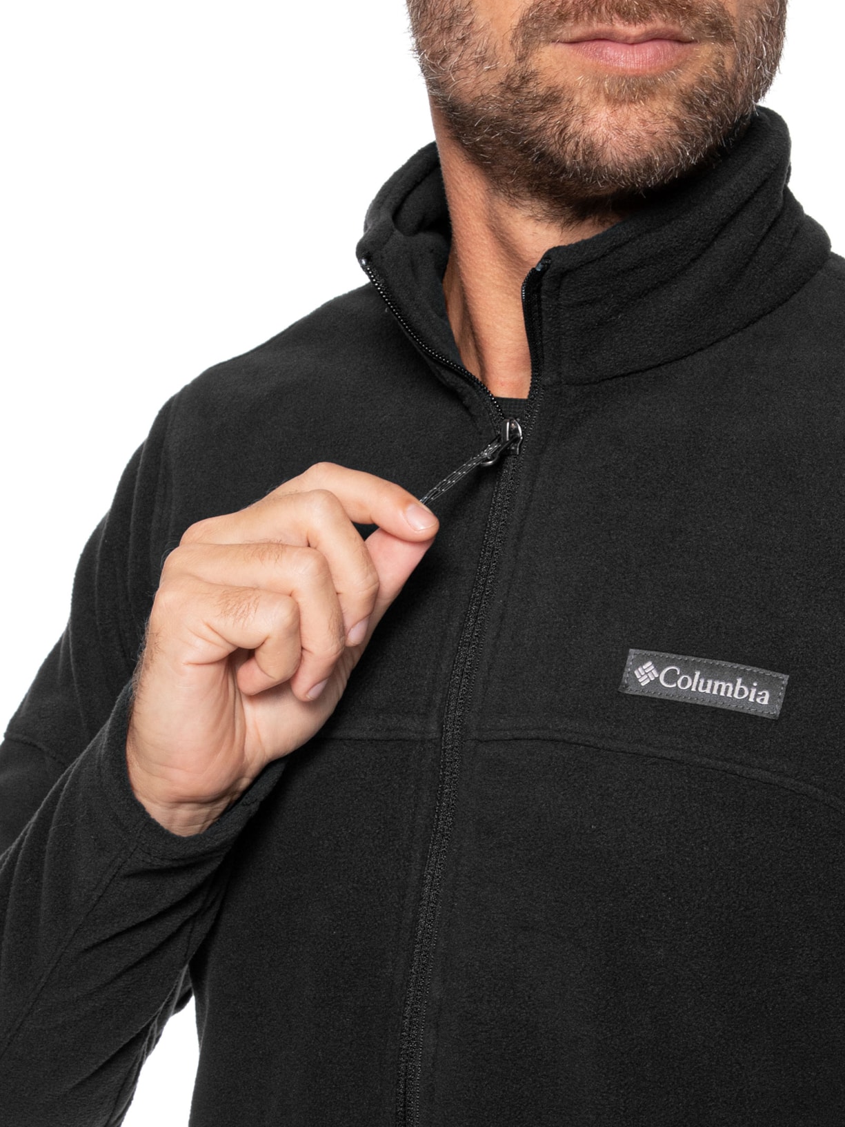 Jaqueta Masculina Fleece Basin Trail III Full Zip Preto Columbia