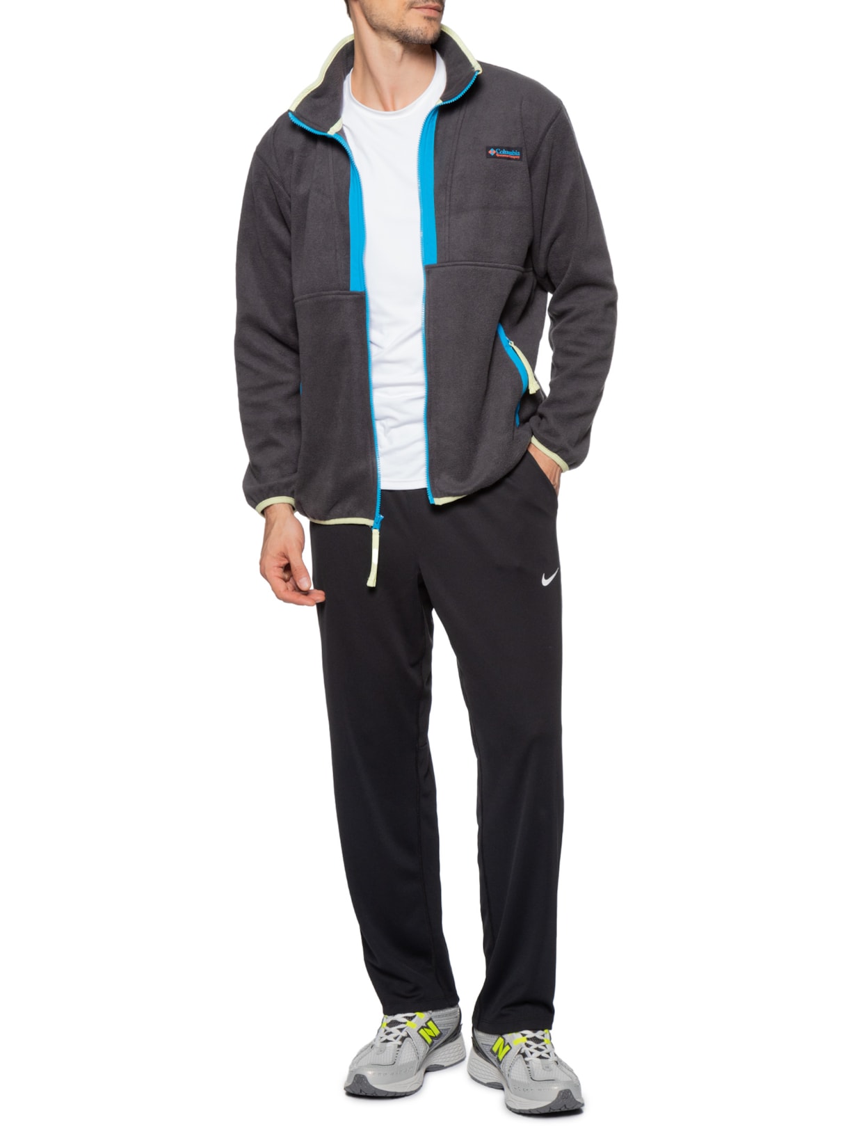 Jaqueta Masculina Fleece Icons Backbowl™ Preto Columbia