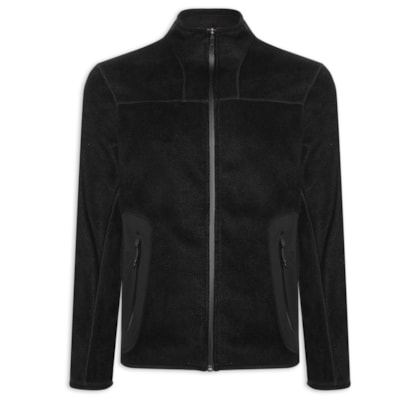 Jaqueta Masculina Fleece Kobe - Preto