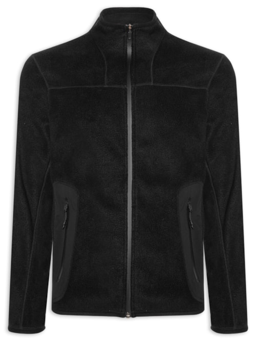 Jaqueta Masculina Fleece Kobe - Preto