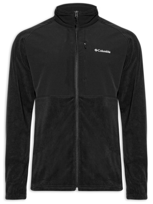 Jaqueta Masculina Fleece Sage Peak™ Full Zip - Preto