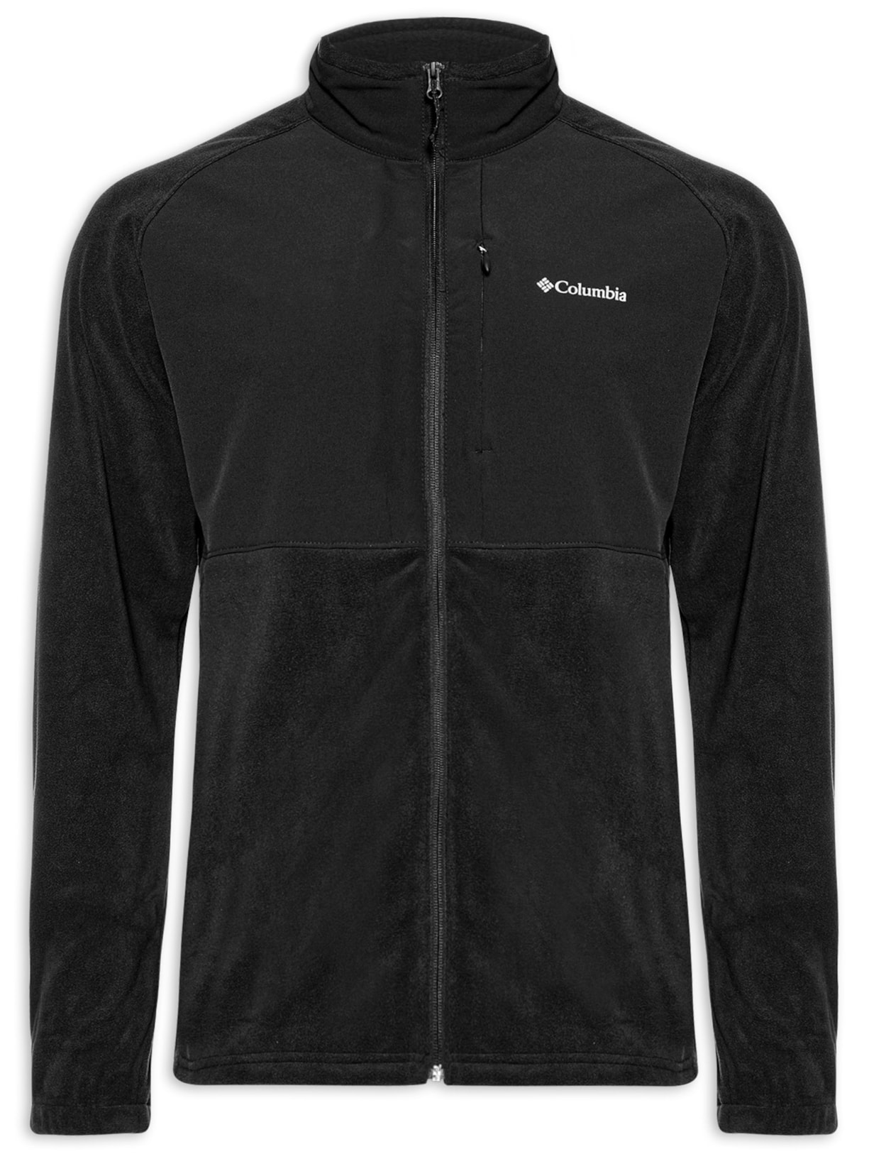 Jaqueta Masculina Fleece Sage Peak™ Full Zip - Preto
