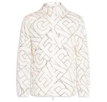 Jaqueta Masculina Full Logo Fashion - Branco