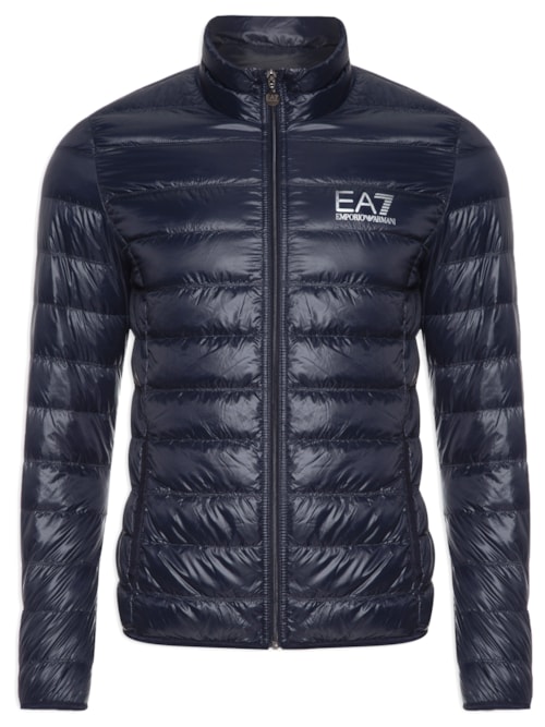 Jaqueta Masculina Gola Alta - Azul