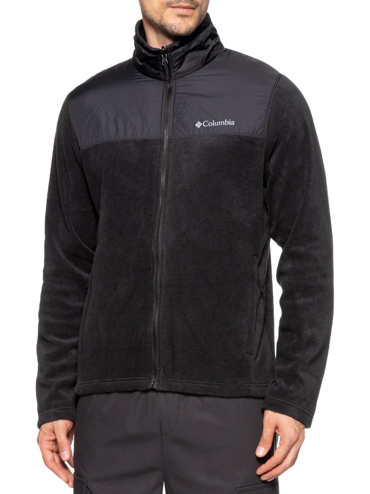 Jaqueta Masculina Interchange Bugaboo III Fleece Com Capuz Marrom Columbia