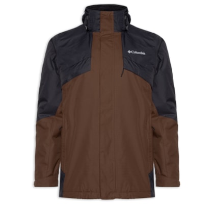 Jaqueta Masculina Interchange Bugaboo III Fleece Com Capuz - Marrom