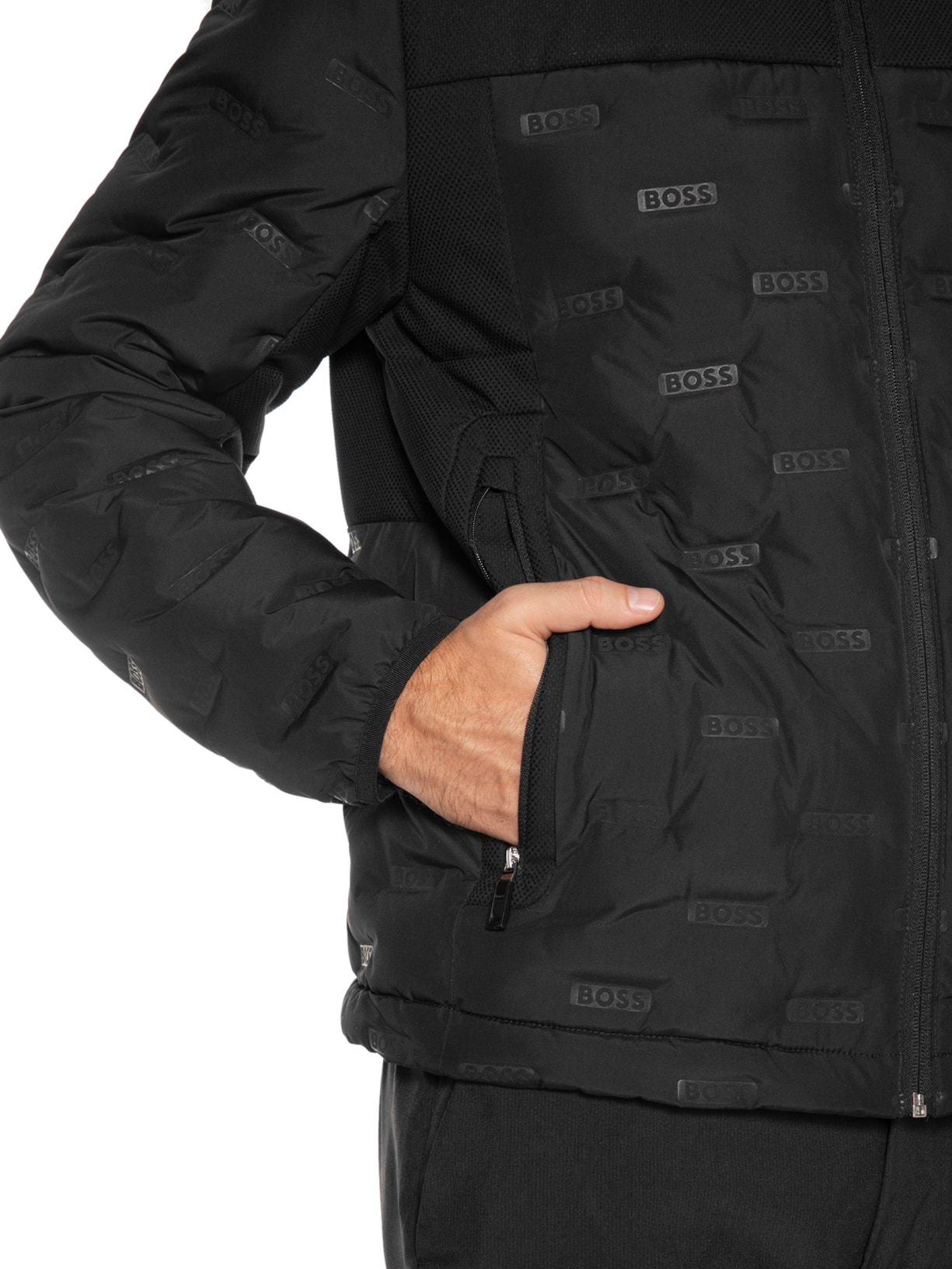 Jaqueta Masculina J Hellion Preto Boss