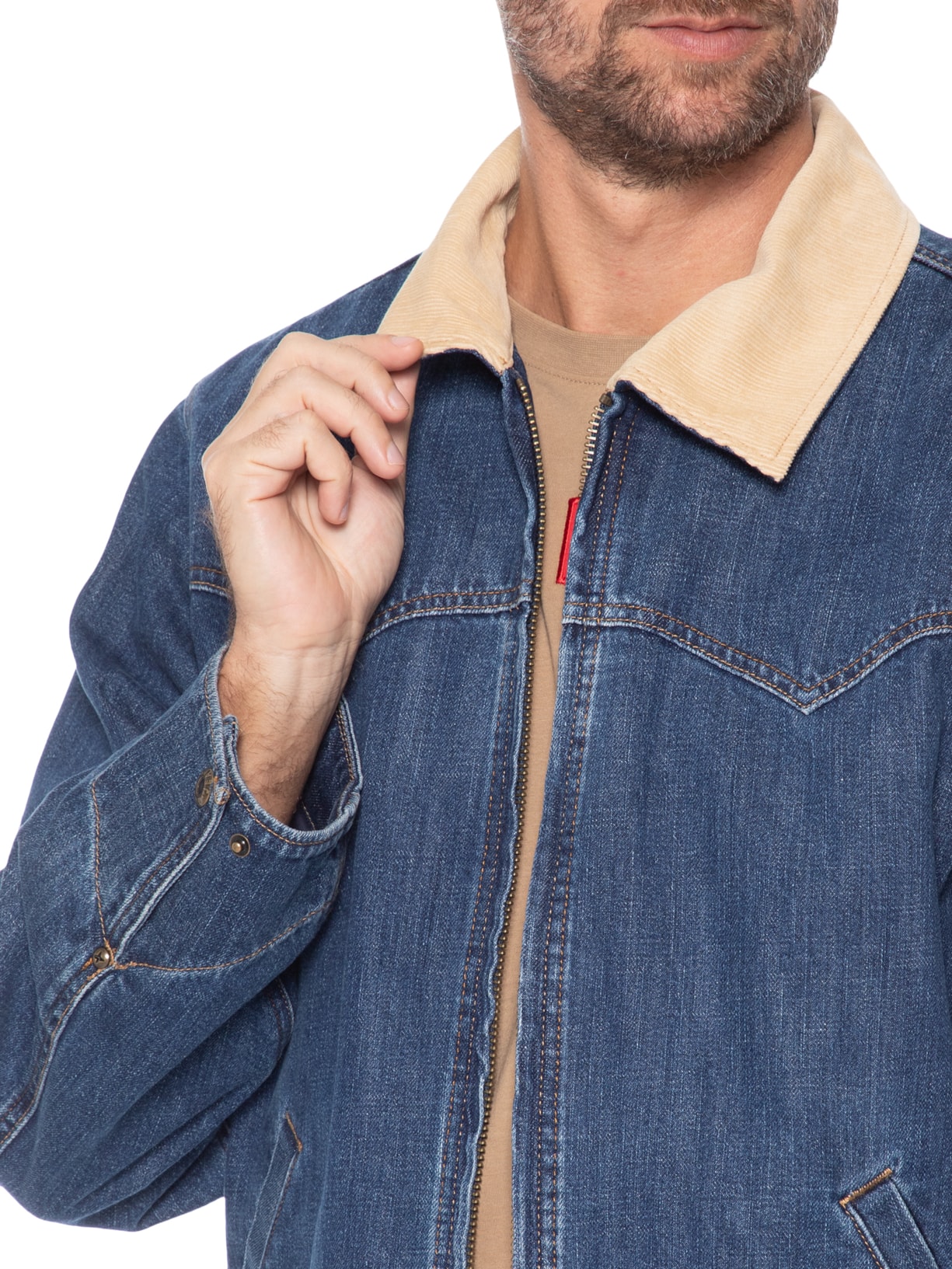 Jaqueta Masculina Jeans Arvan Azul Hugo