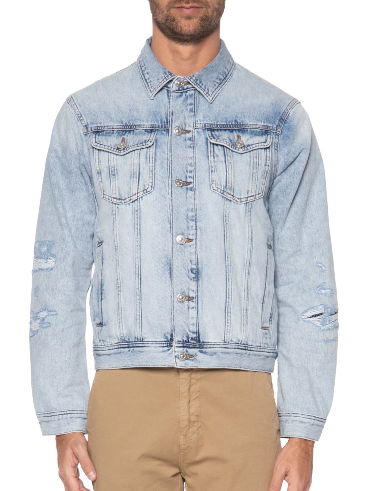 Jaqueta Masculina Jeans Azul Armani Exchange