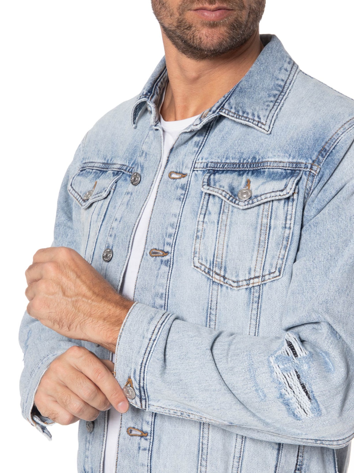 Jaqueta Masculina Jeans Azul Armani Exchange