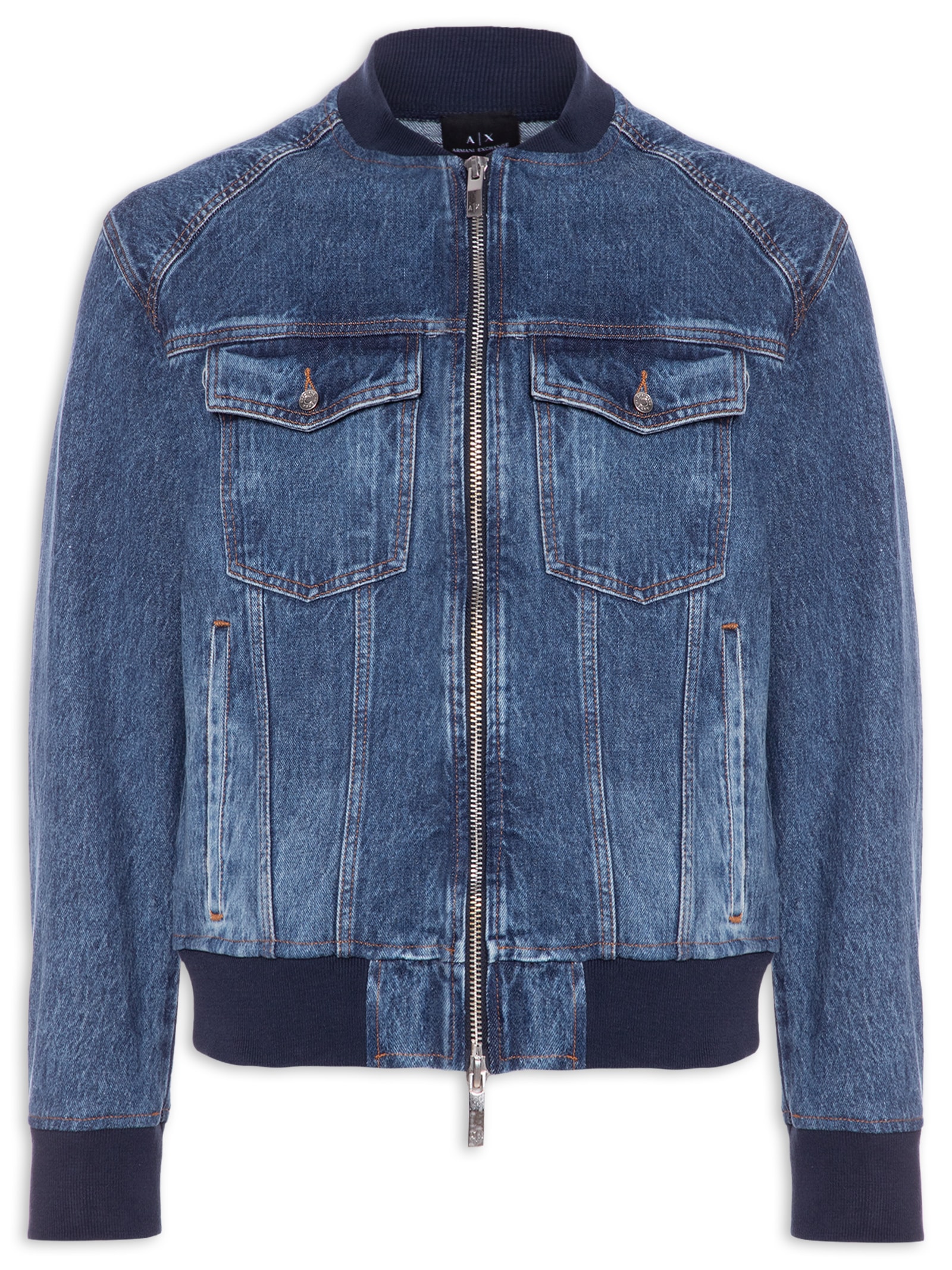 Jaqueta Masculina Jeans - Armani Exchange - Azul