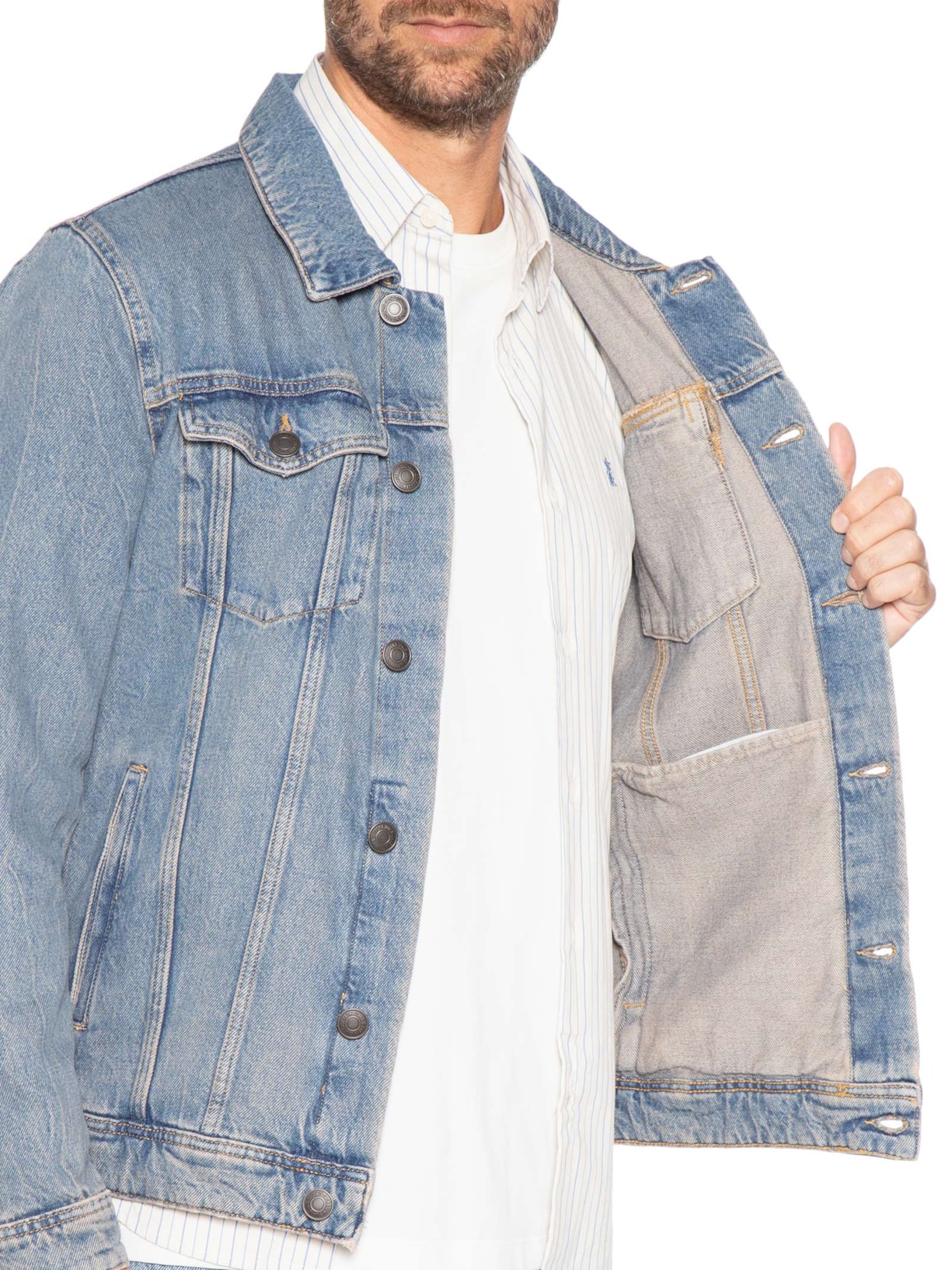 Jaqueta Masculina Jeans Azul Jack & Jones