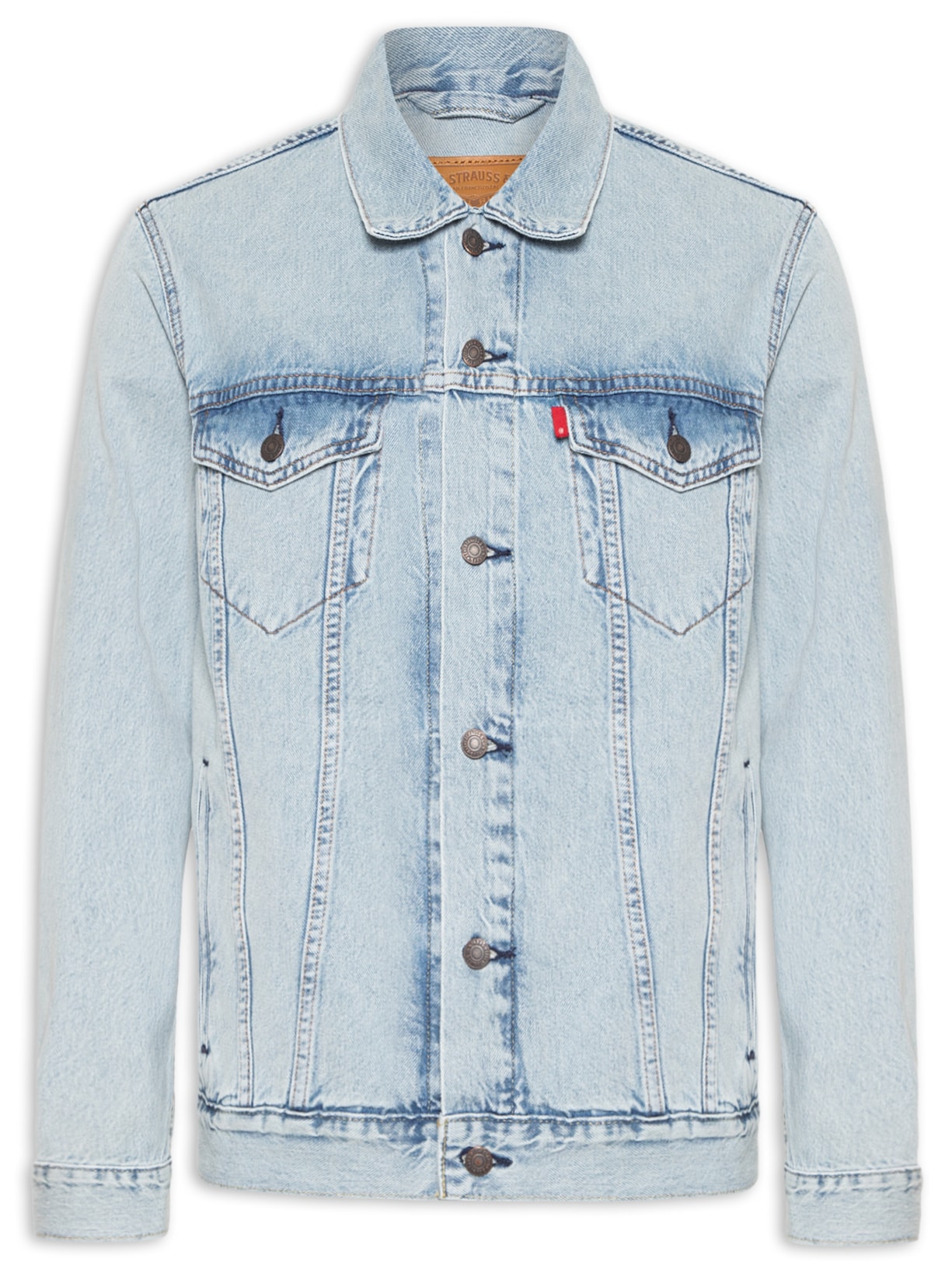 Jaqueta Masculina Jeans Relaxed Fit Trucker - Azul