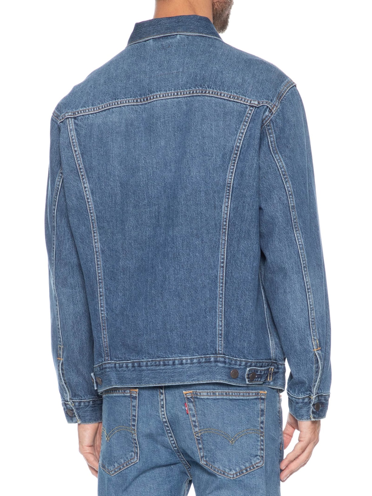 Jaqueta Masculina Jeans Relaxed Fit Trucker Azul Levi's