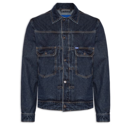 Jaqueta Masculina Jeans Reta Nial - Azul
