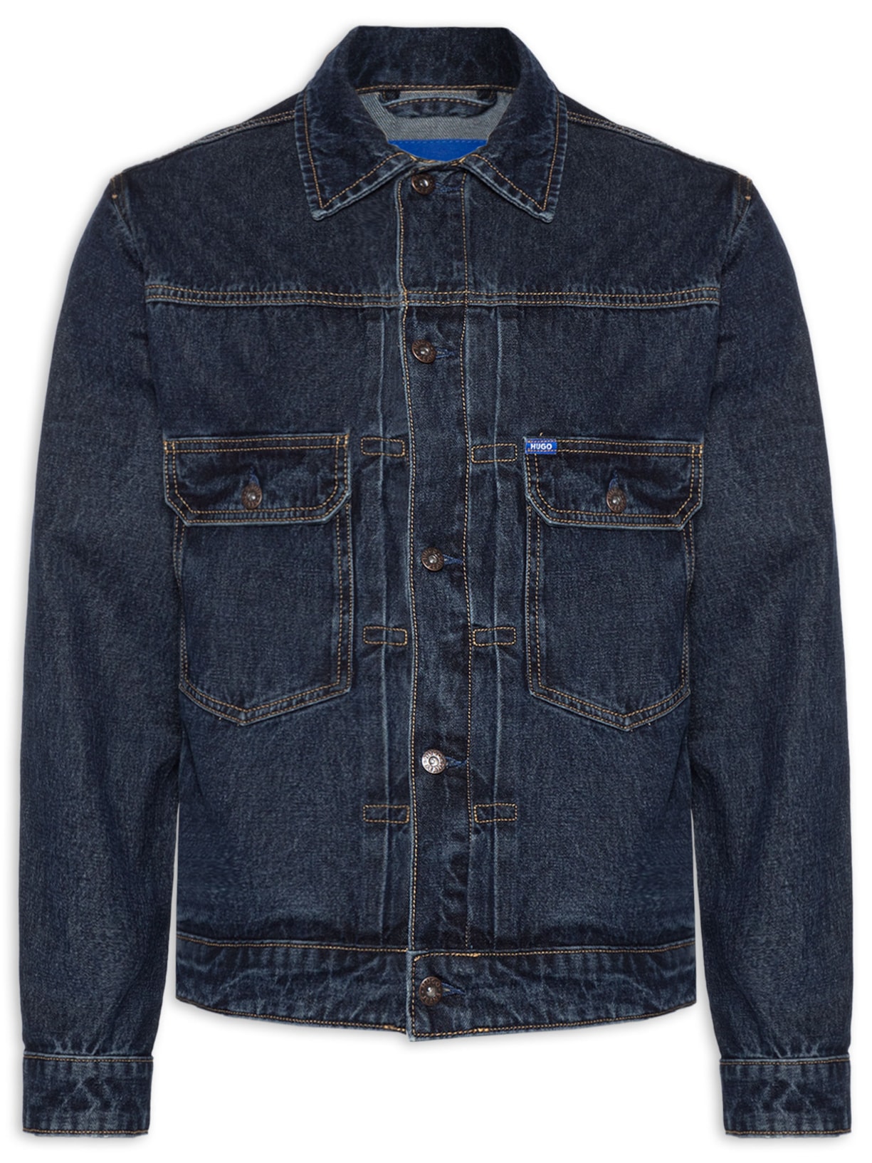 Jaqueta Masculina Jeans Reta Nial - Azul