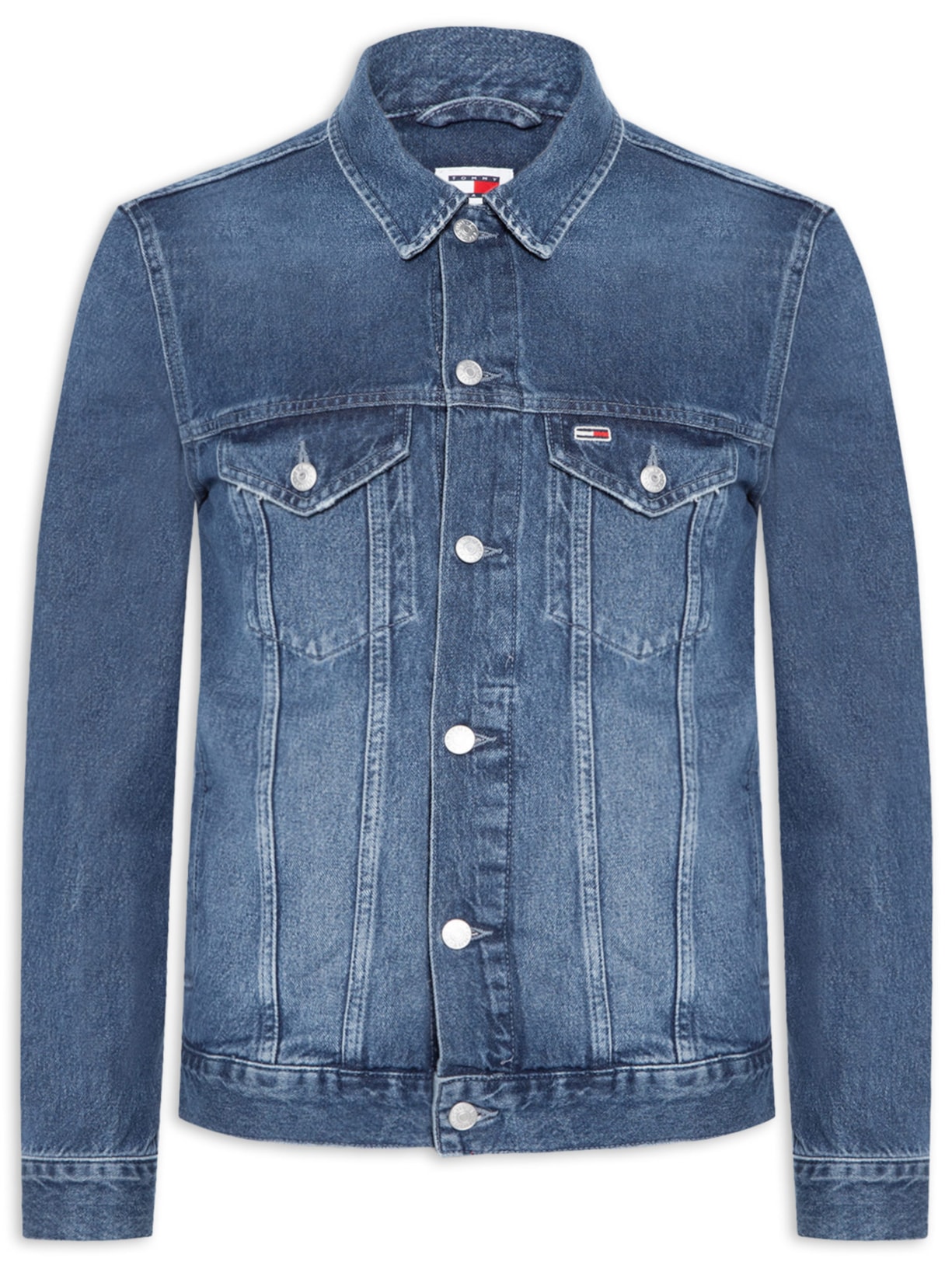 Jaqueta Masculina Jeans Ryan Trucker Fit - Azul