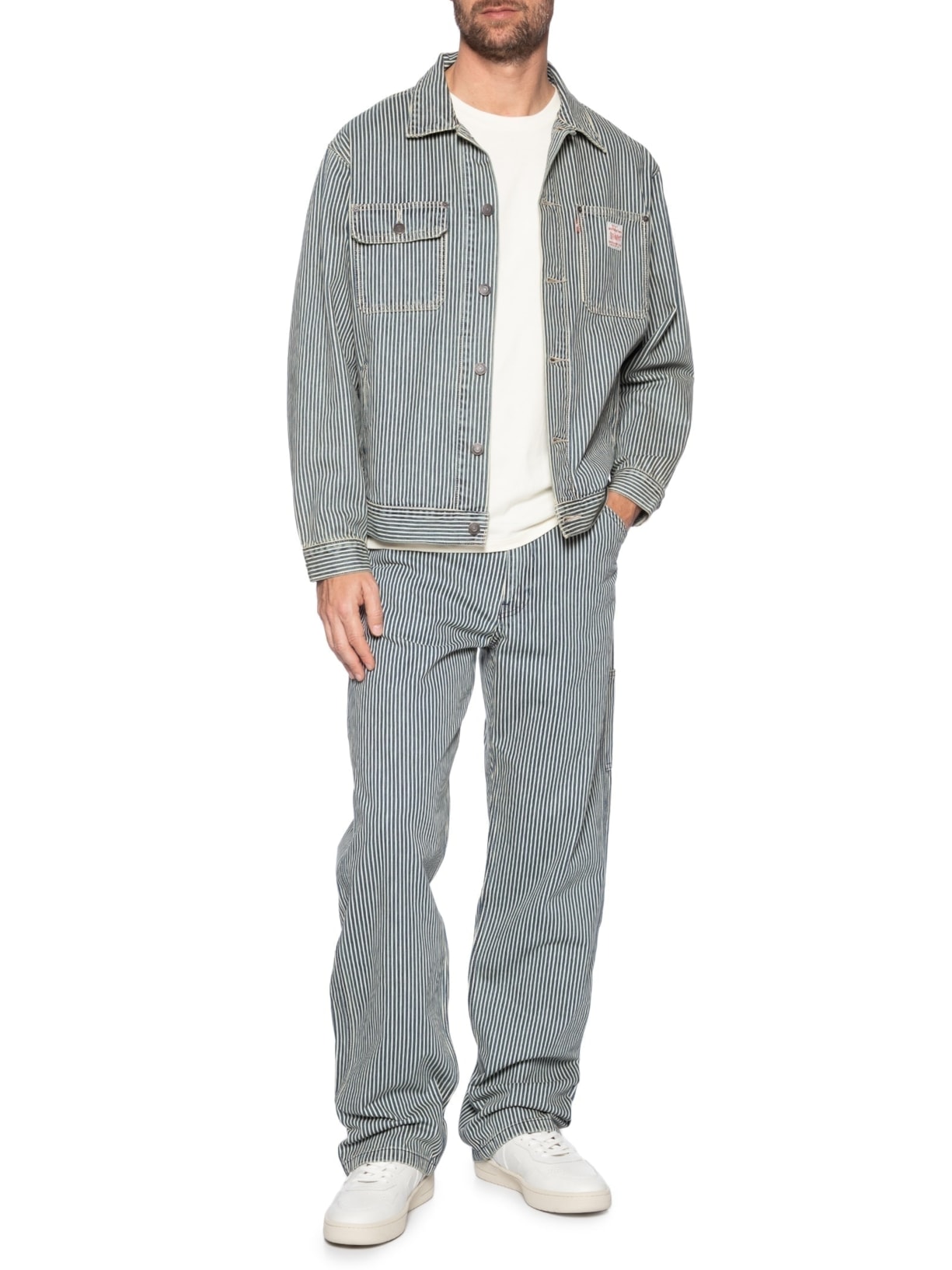 Jaqueta Masculina Jeans Sunrise Trucker Cinza Levi's