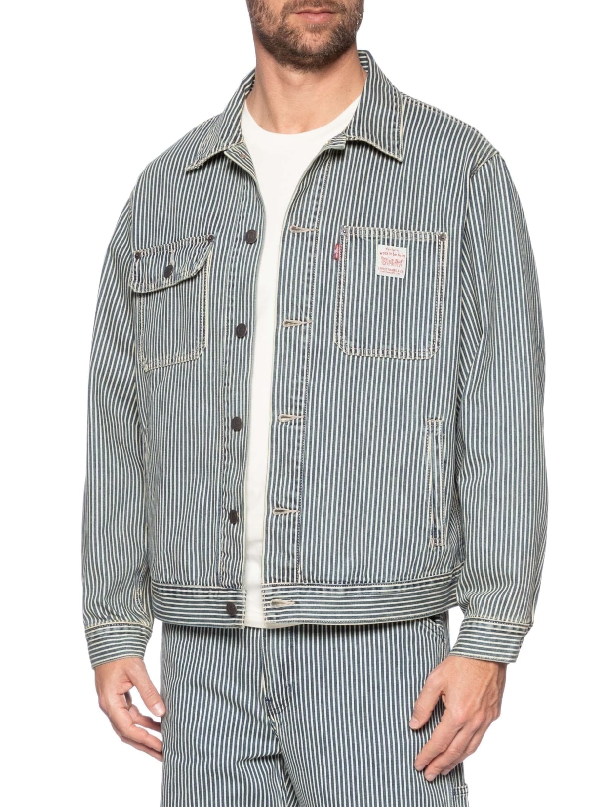 Jaqueta Masculina Jeans Sunrise Trucker Cinza Levi's