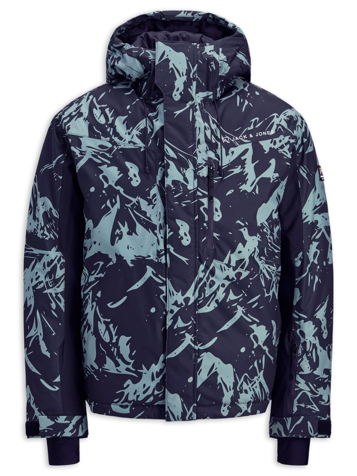 Jaqueta Masculina Jj Alpes Shell Ski Azul Jack & Jones