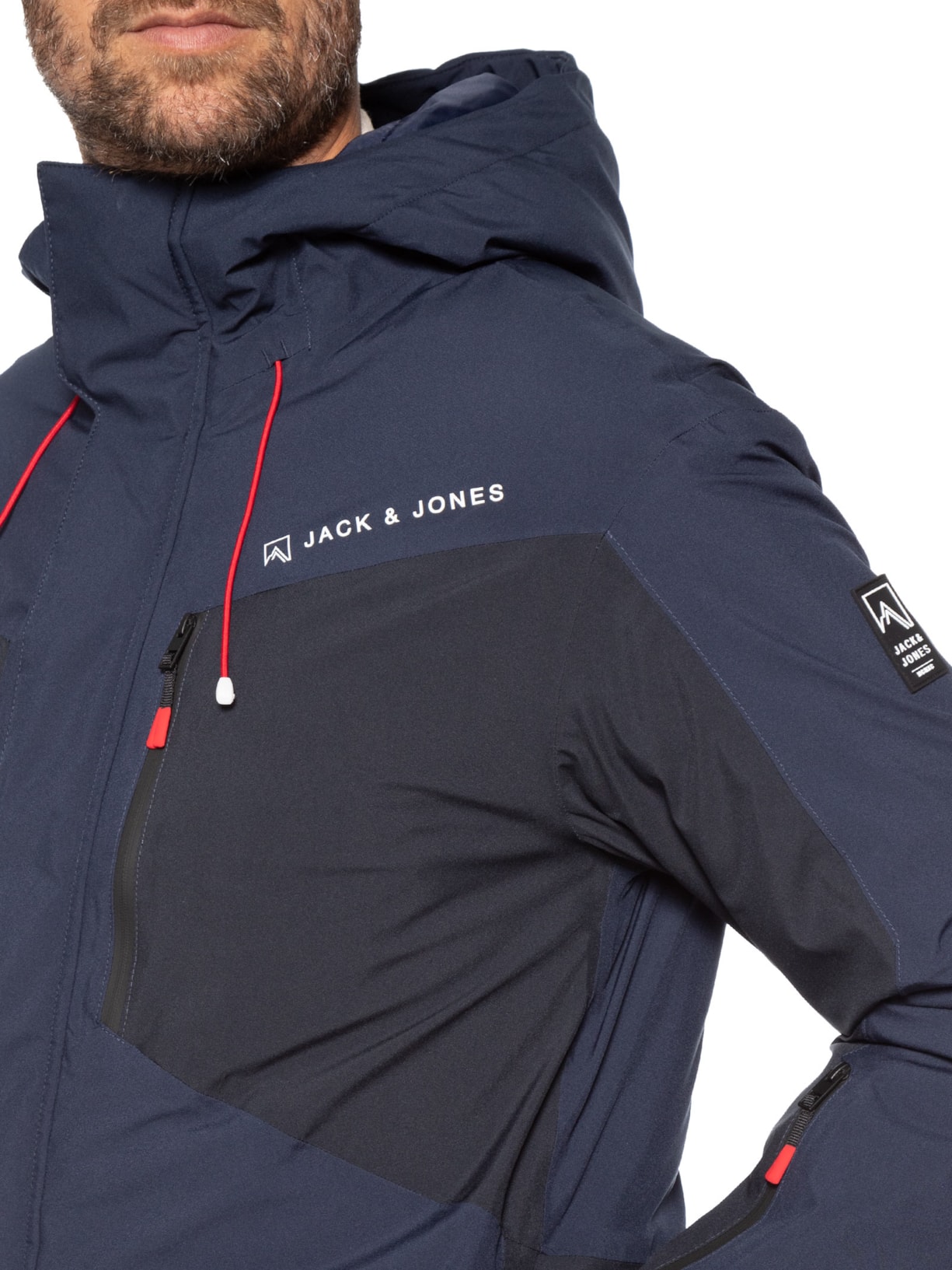 Jaqueta Masculina Jj Alpes Shell Ski Azul Jack & Jones