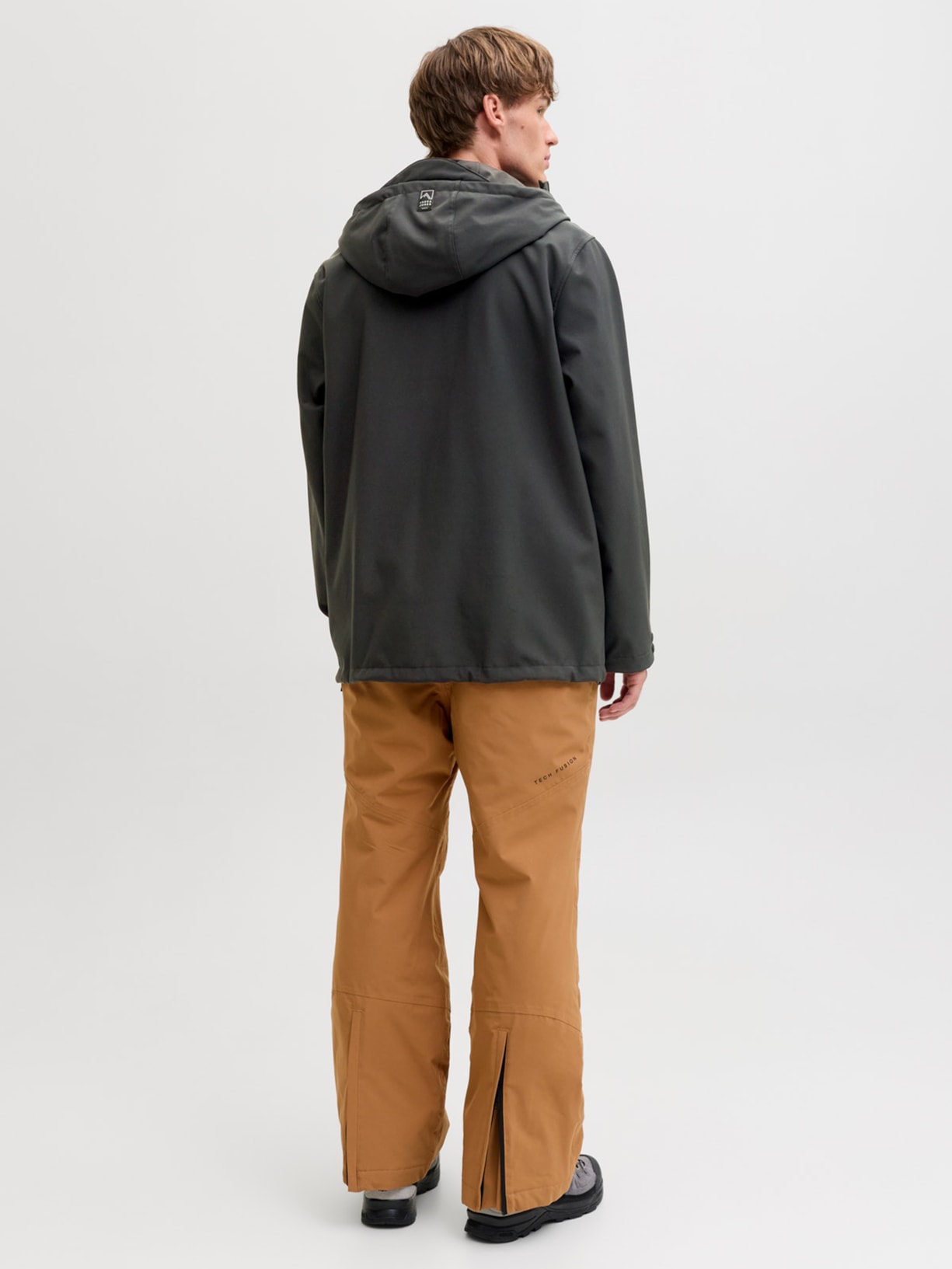 Jaqueta Masculina JJ Auris Hood Ski Preto Jack & Jones