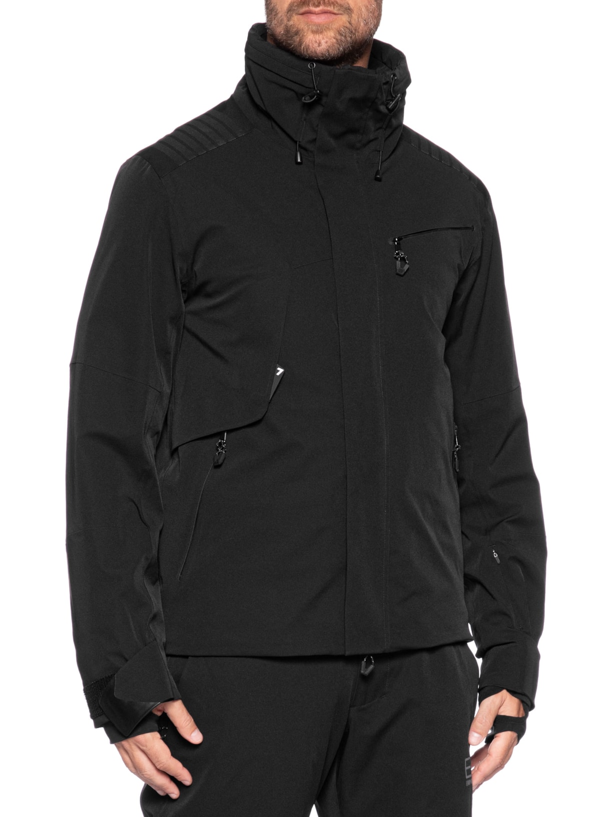 Jaqueta Masculina Kitzbuhel Protectum7 Woven Blouson Ski Preto Ea7 Emporio Armani