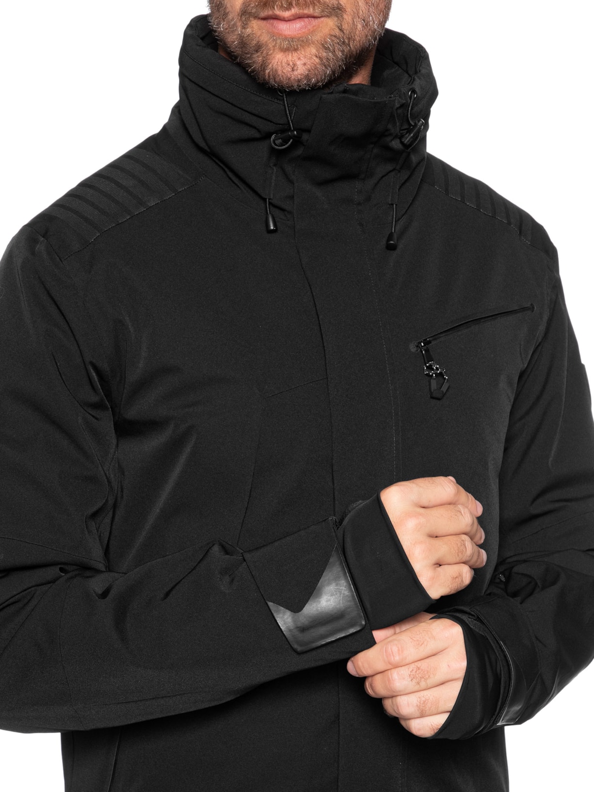 Jaqueta Masculina Kitzbuhel Protectum7 Woven Blouson Ski Preto Ea7 Emporio Armani