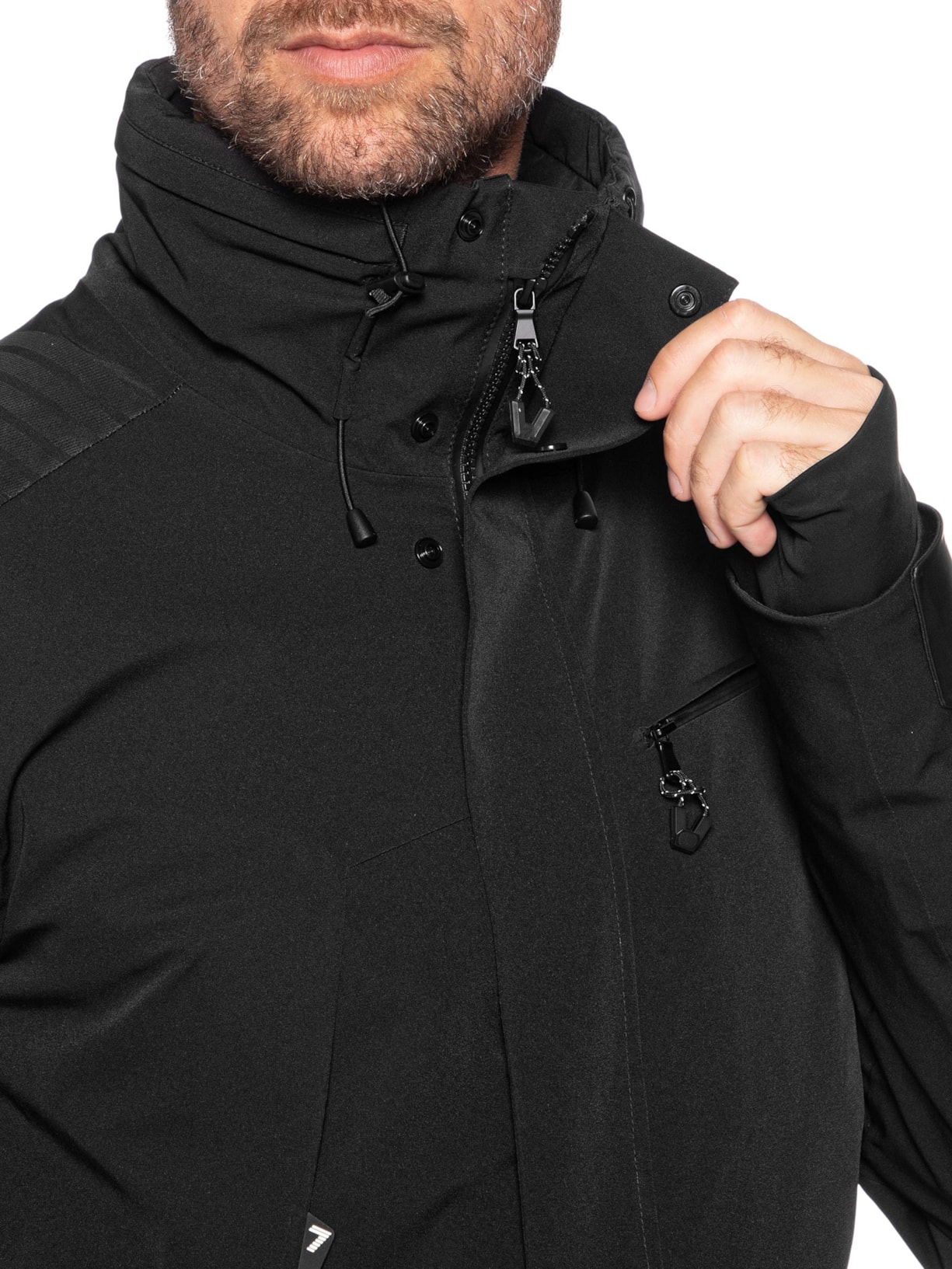 Jaqueta Masculina Kitzbuhel Protectum7 Woven Blouson Ski Preto Ea7 Emporio Armani