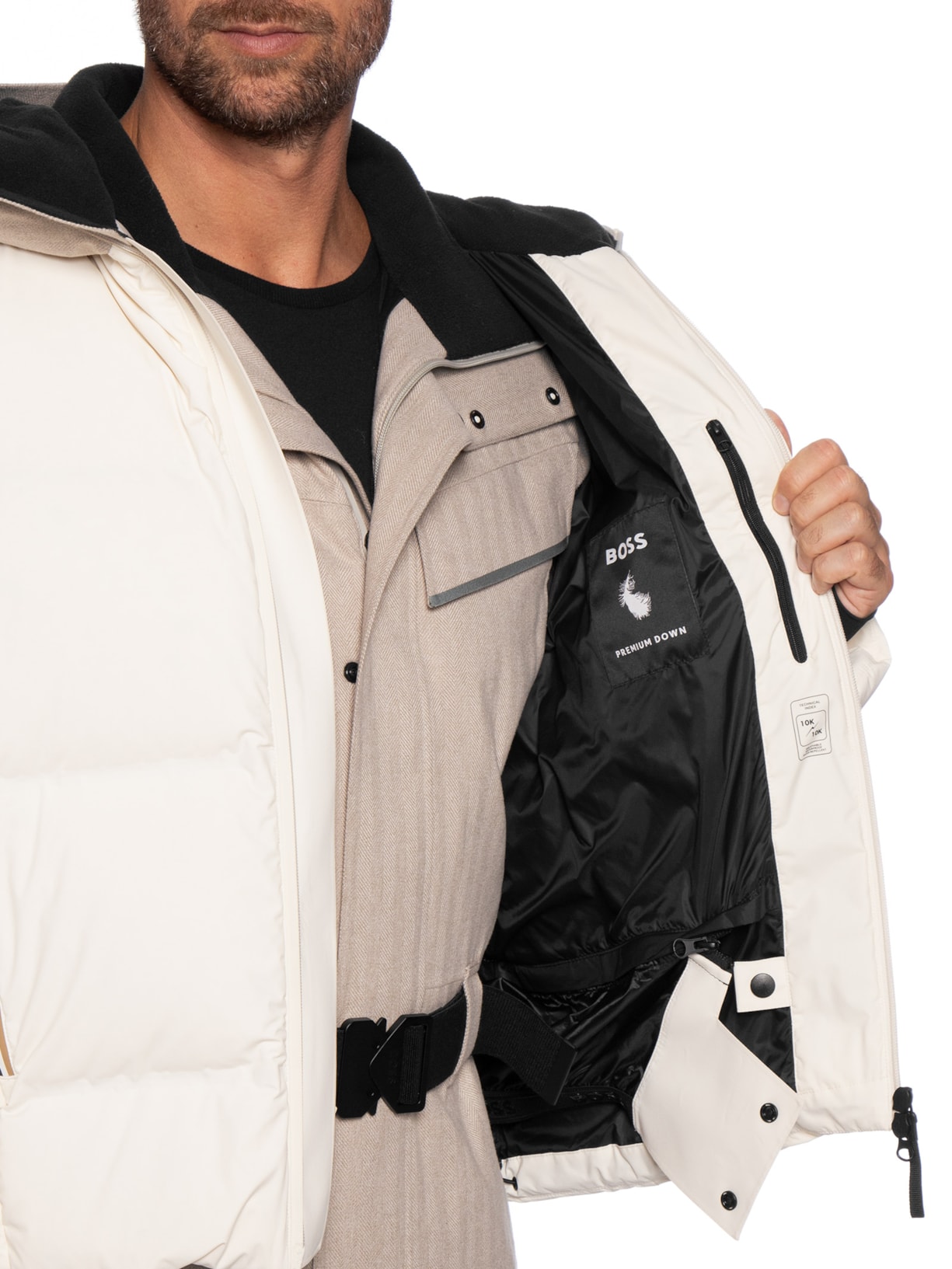 Jaqueta Masculina Lacraux Sky Branco Boss