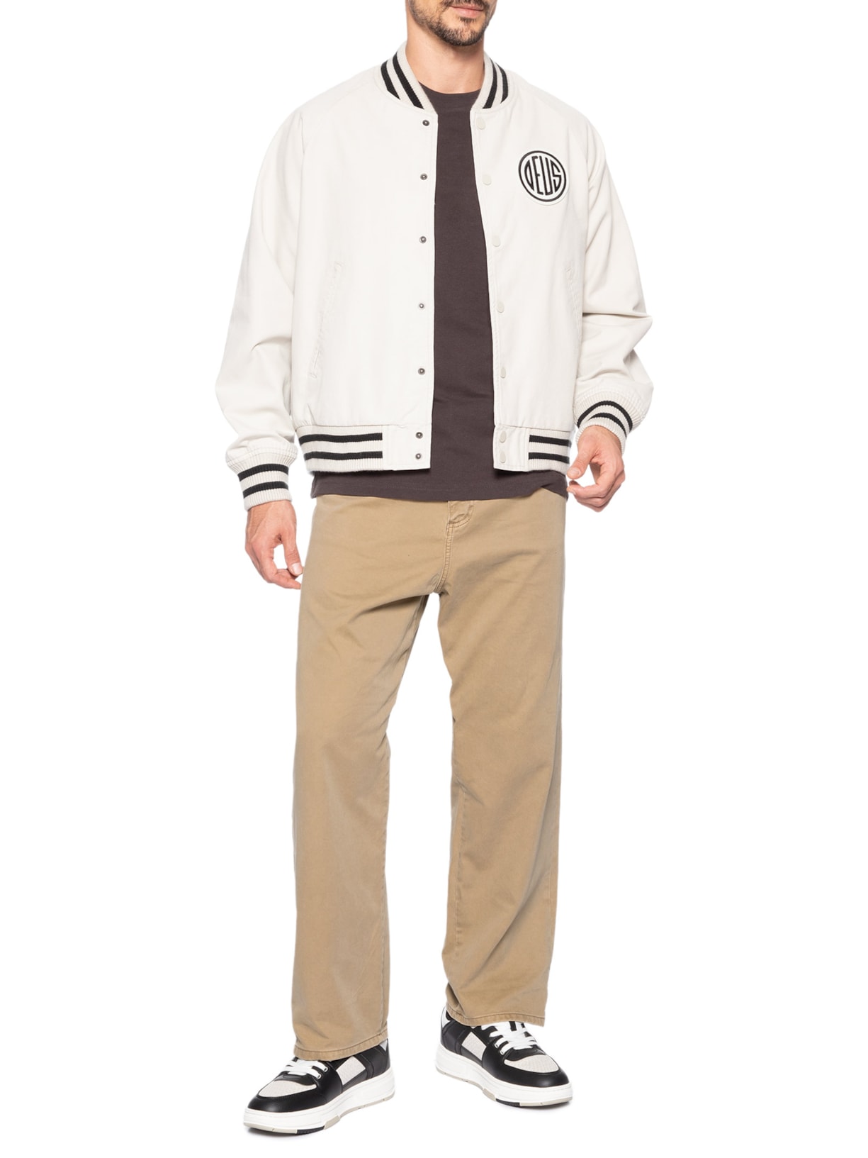 Jaqueta Masculina Liberty Branco Deus Ex Machina