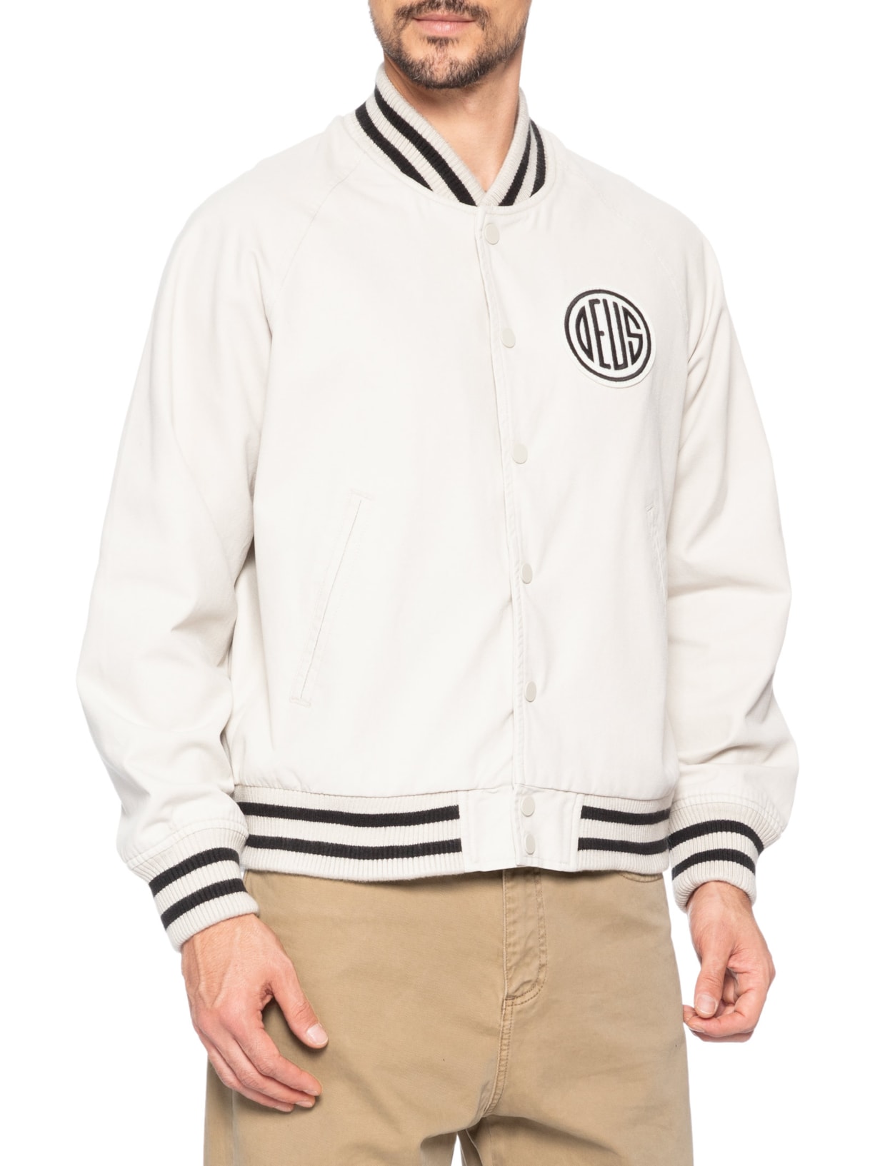 Jaqueta Masculina Liberty Branco Deus Ex Machina