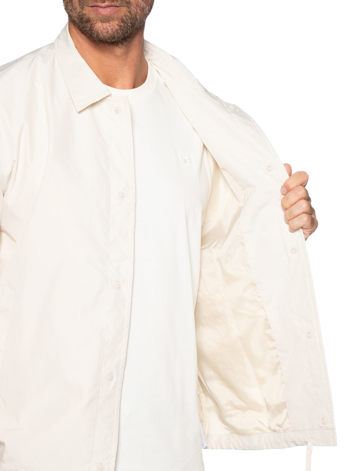 Jaqueta Masculina Lightweigh Bege New Balance