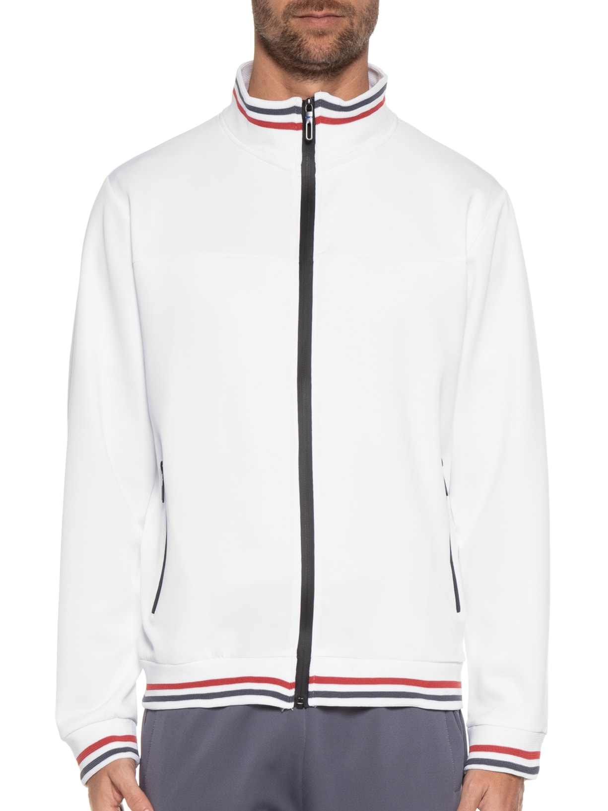Jaqueta Masculina Lisa Branco '2 Essential