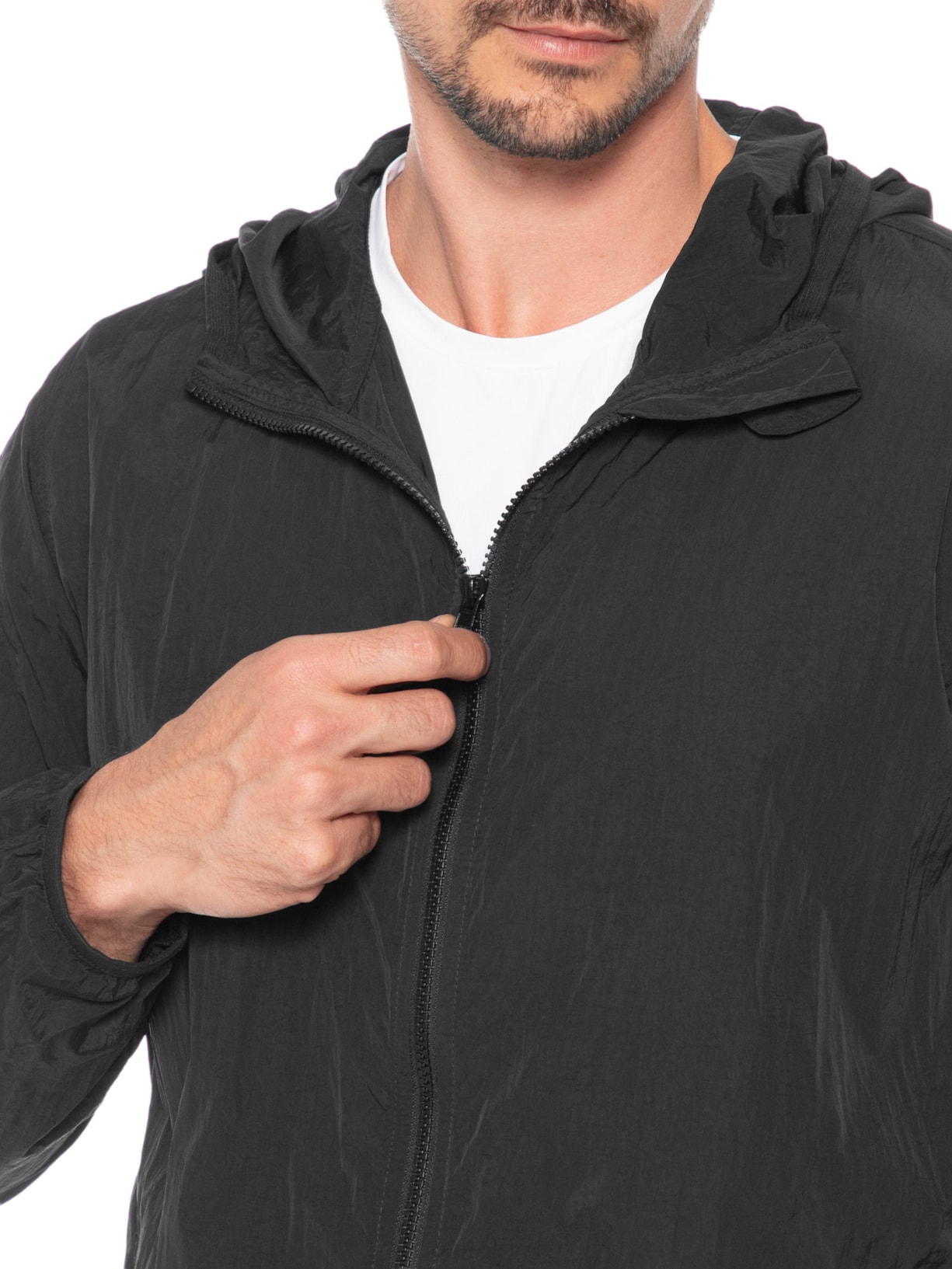 Jaqueta Masculina Lisa Essentials Preto Body For Sure