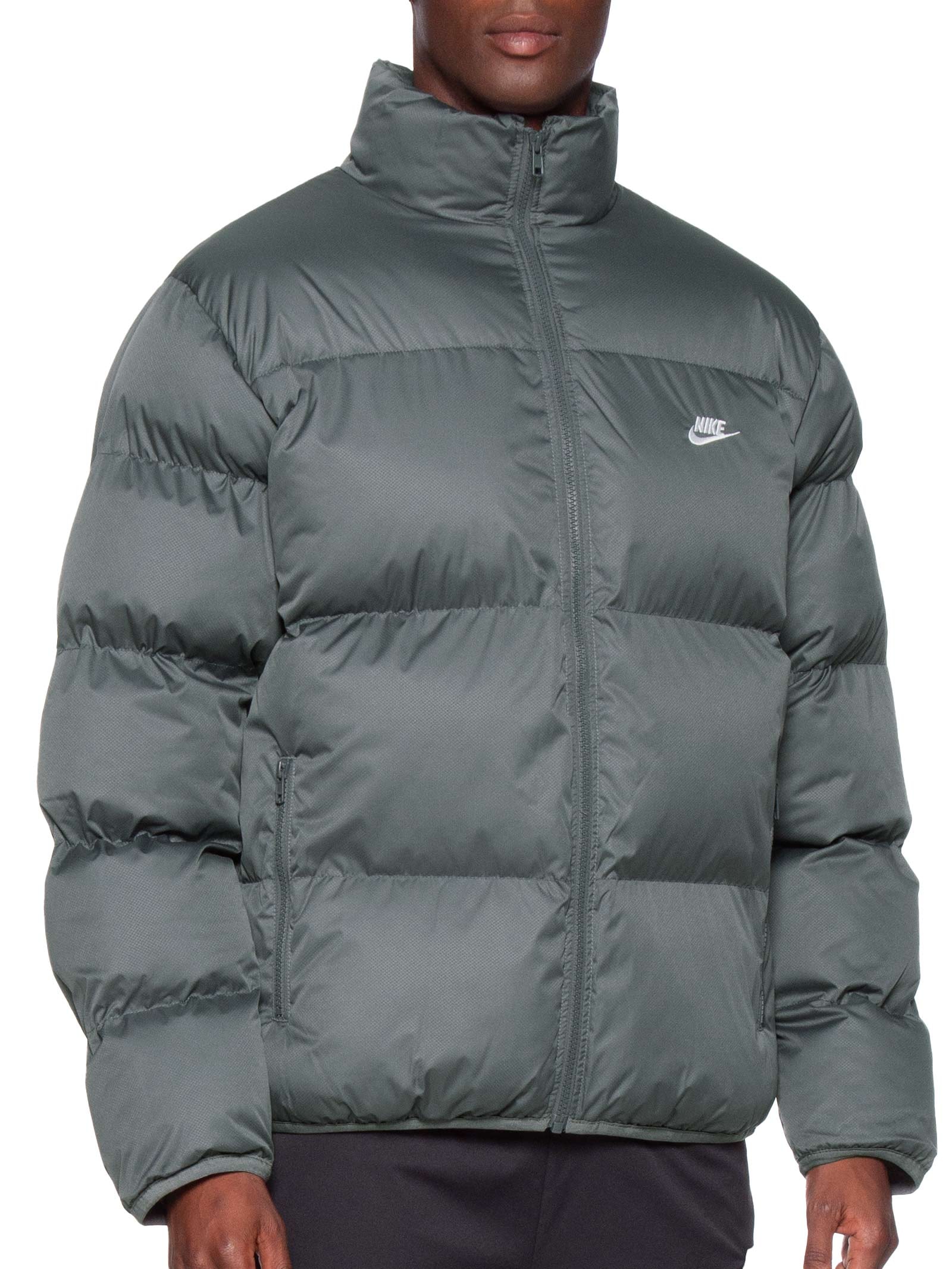 Nike - Jaqueta Masculina M Club Puffer Jkt - Cinza