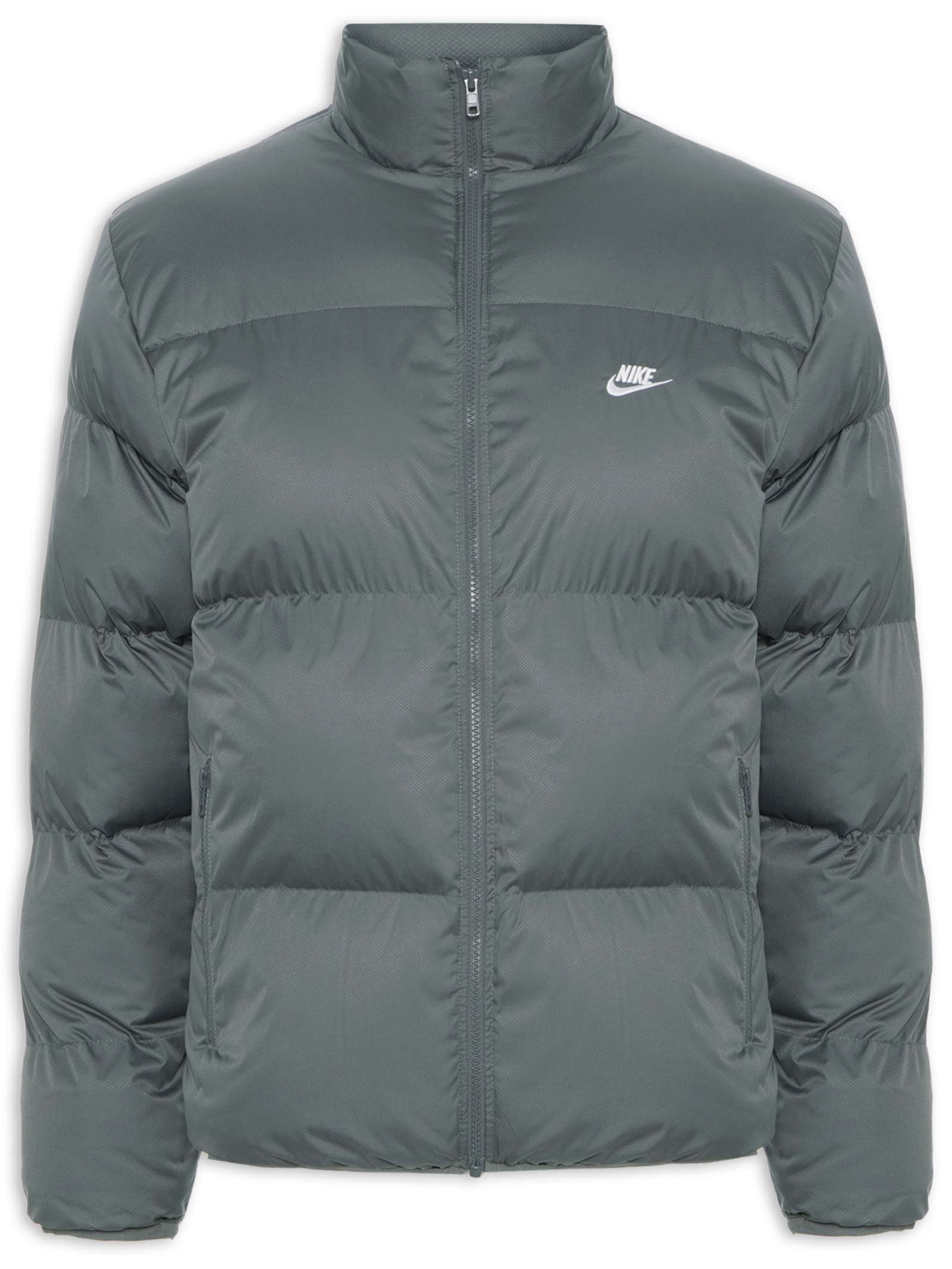 Nike - Jaqueta Masculina M Club Puffer Jkt - Cinza