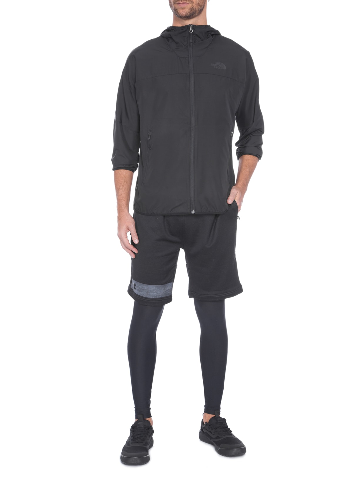 Jaqueta Masculina M Flyweight Hoodie Preto The North Face