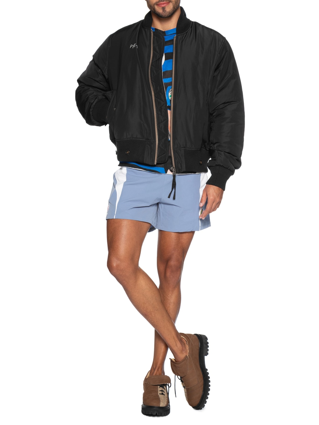 Jaqueta Masculina MA-1 Bomber Preto Piet