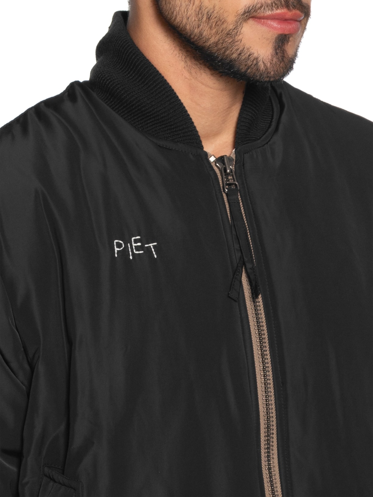 Jaqueta Masculina MA-1 Bomber Preto Piet