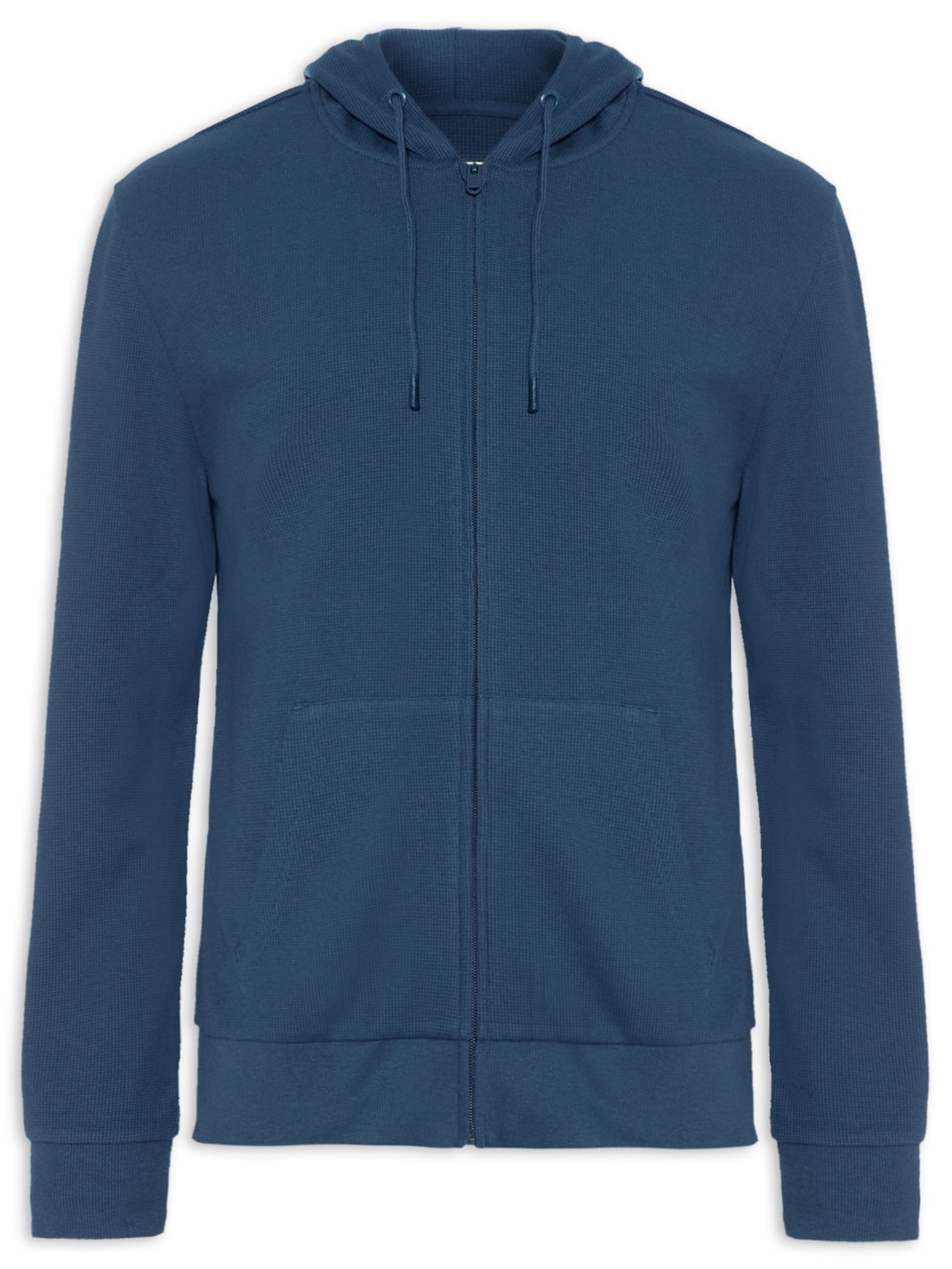 Jaqueta Masculina Malha Quadrille - Azul