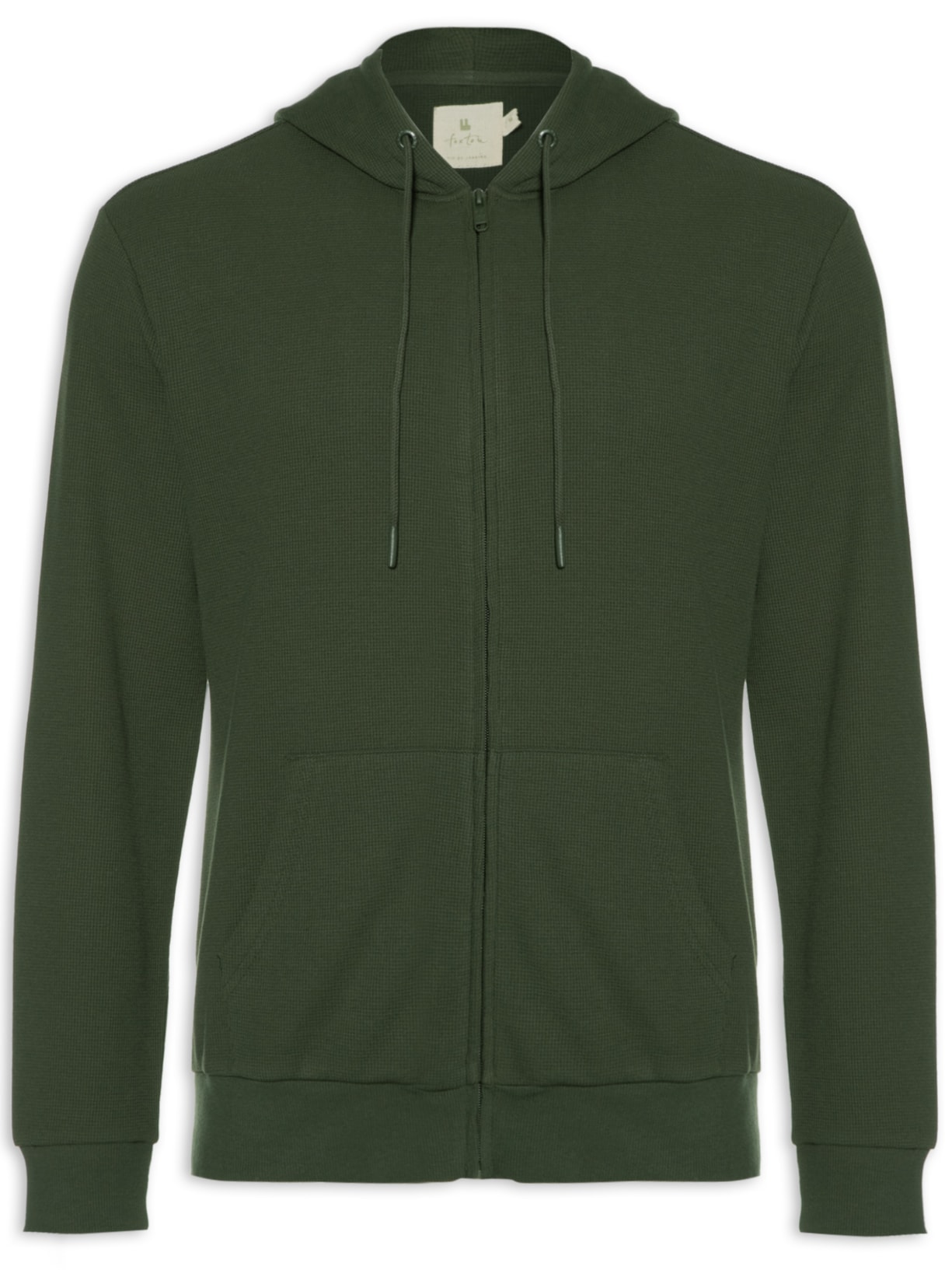 Jaqueta Masculina Malha Quadrille Verde Foxton