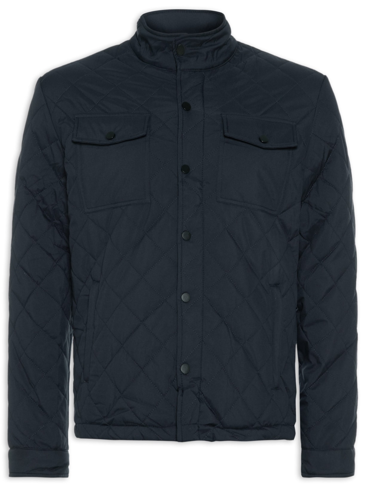 Jaqueta Masculina Matelassê Casual - Azul