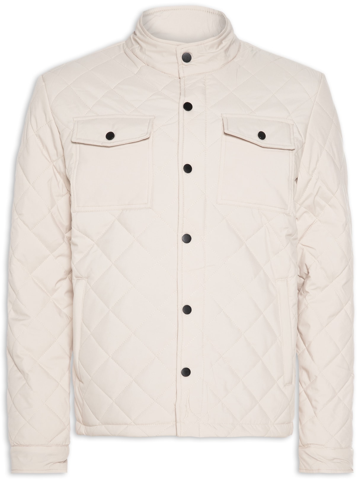 Jaqueta Masculina Matelassê Casual - Off White